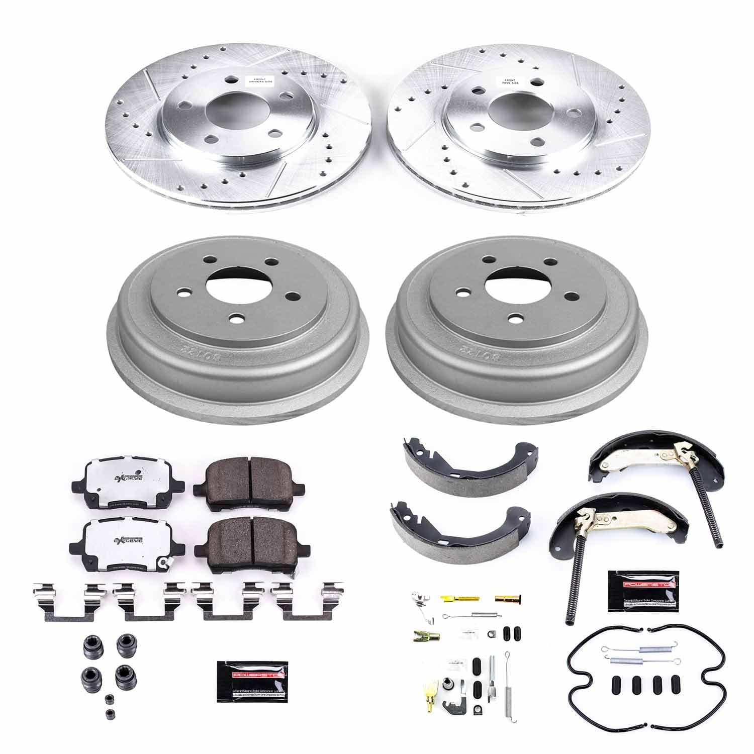 Power Stop - K15239DK-26 - Complete Vehicle Disc/Drum Brake Kit image 1