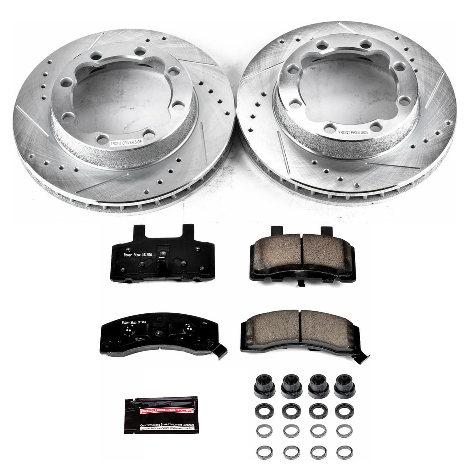 Power Stop - K1524 - Front - Disc Brake Pad and Rotor Kit image 1