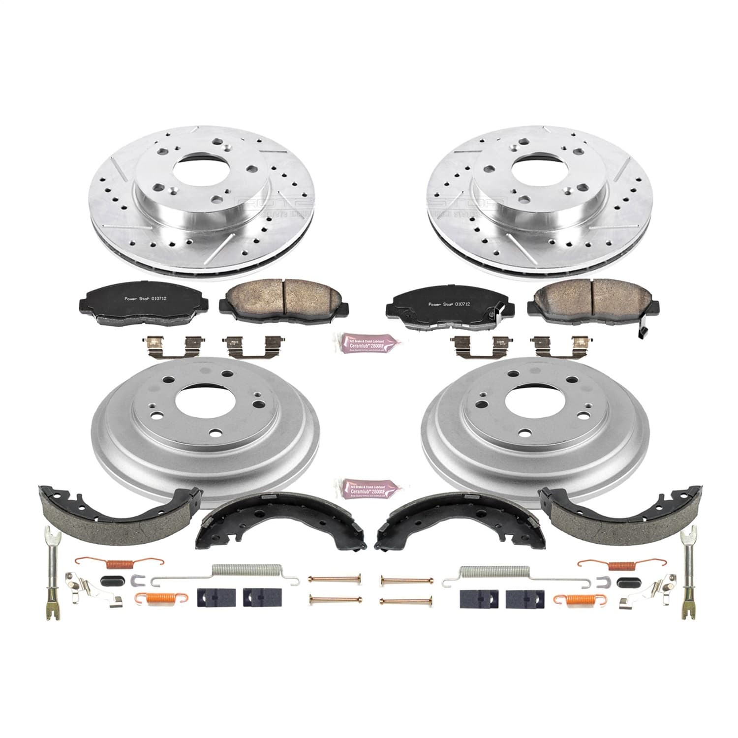Power Stop - K15241DK - Complete Vehicle Disc/Drum Brake Kit image 1