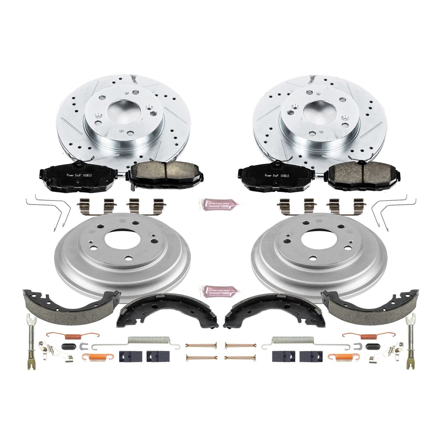 Power Stop - K15242DK - Complete Vehicle Disc/Drum Brake Kit image 1