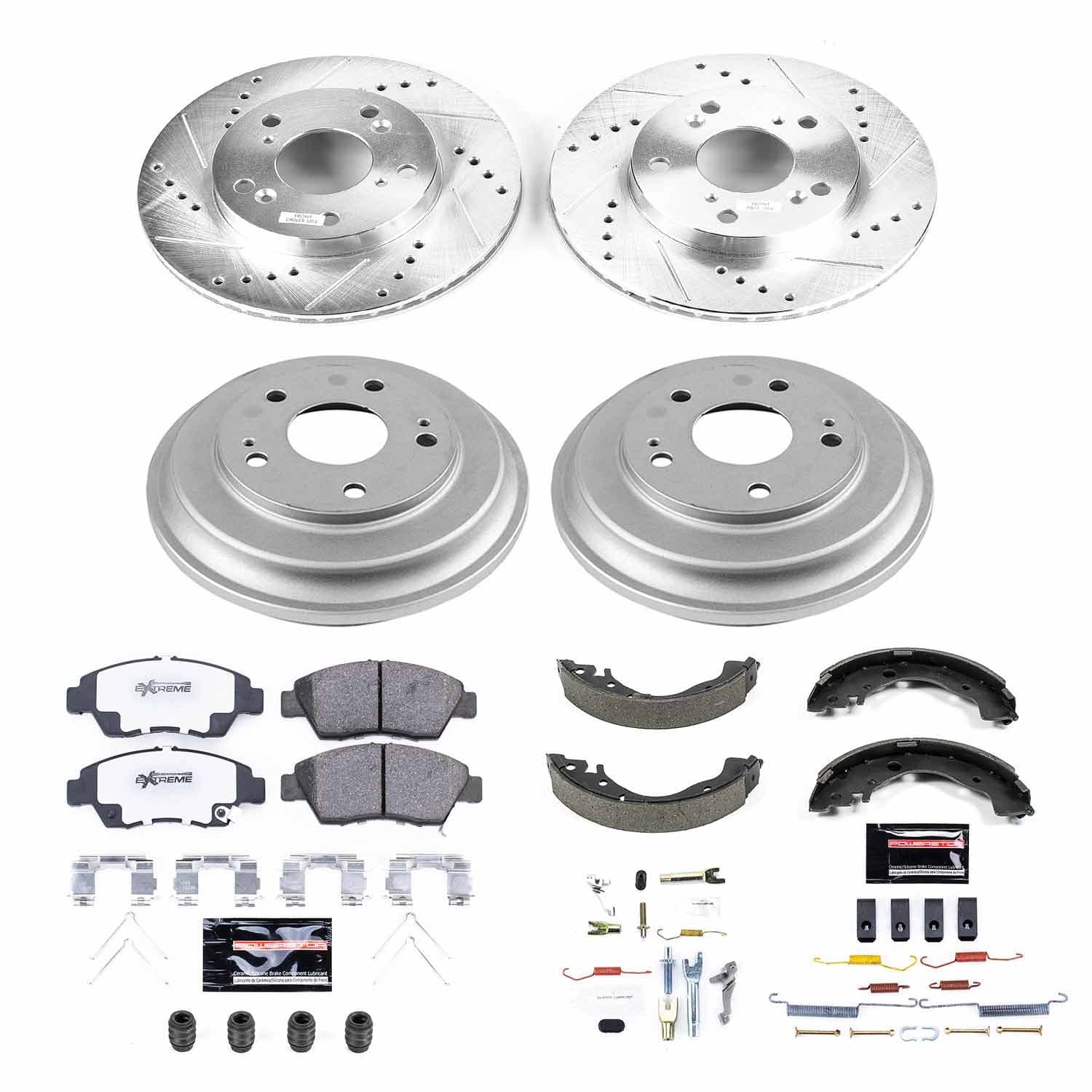 Power Stop - K15244DK-26 - Complete Vehicle Disc/Drum Brake Kit image 1