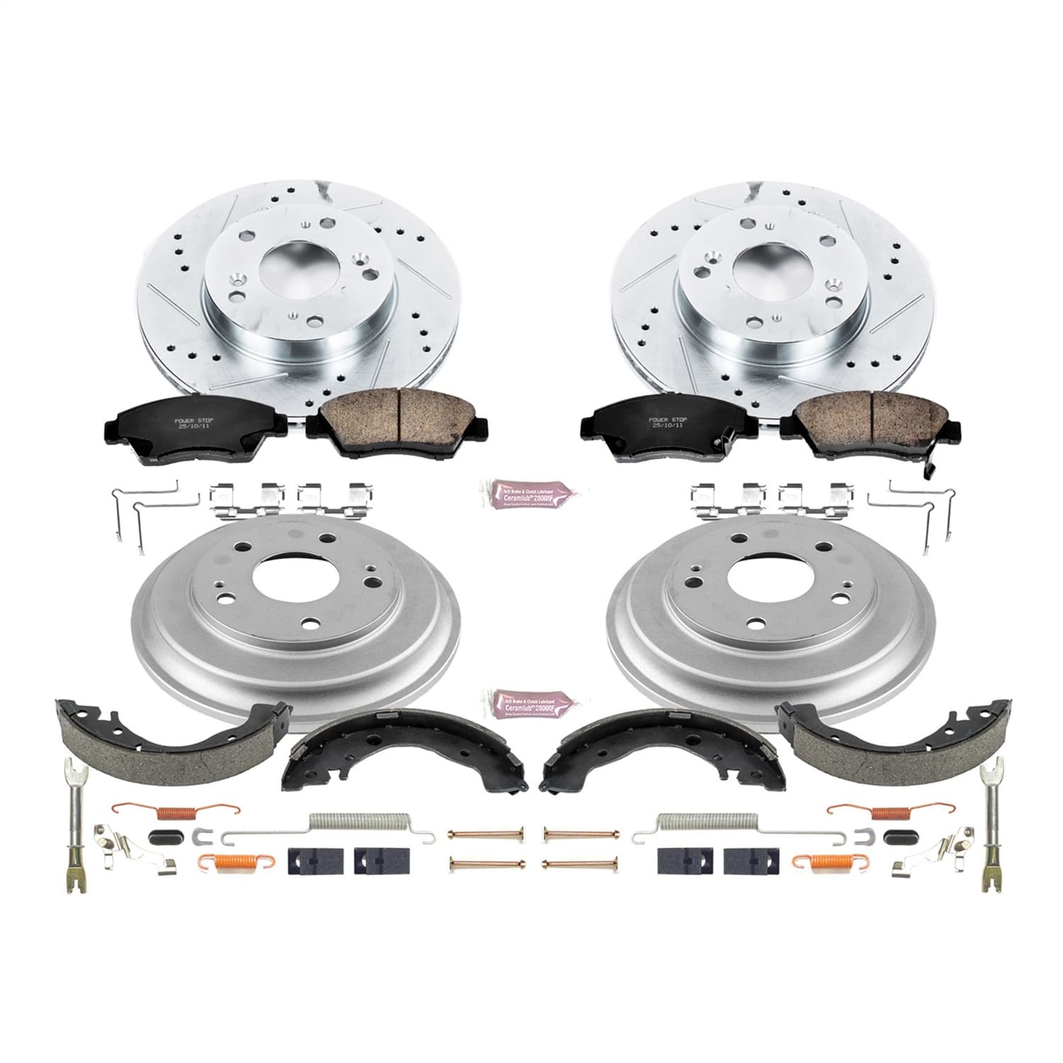 Power Stop - K15244DK - Complete Vehicle Disc/Drum Brake Kit image 1