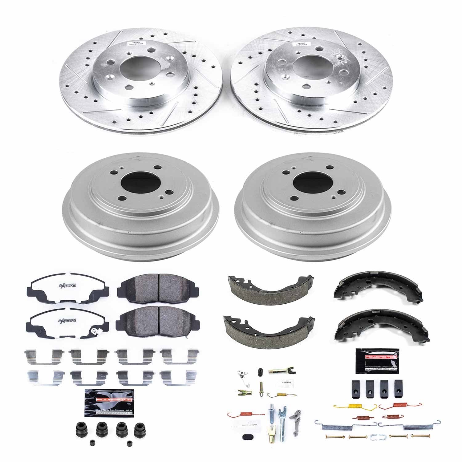 Power Stop - K15247DK-26 - Complete Vehicle Disc/Drum Brake Kit image 1