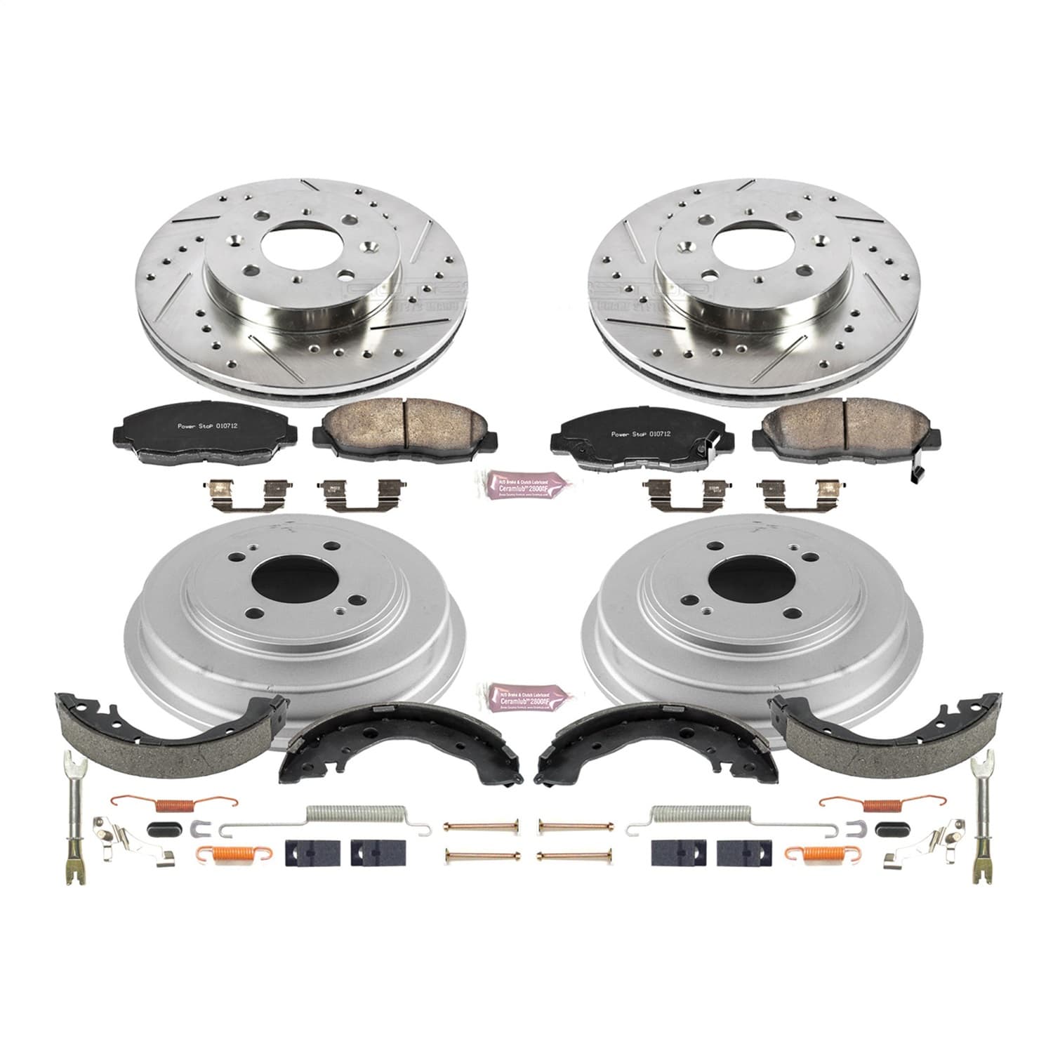 Power Stop - K15247DK - Complete Vehicle Disc/Drum Brake Kit image 1
