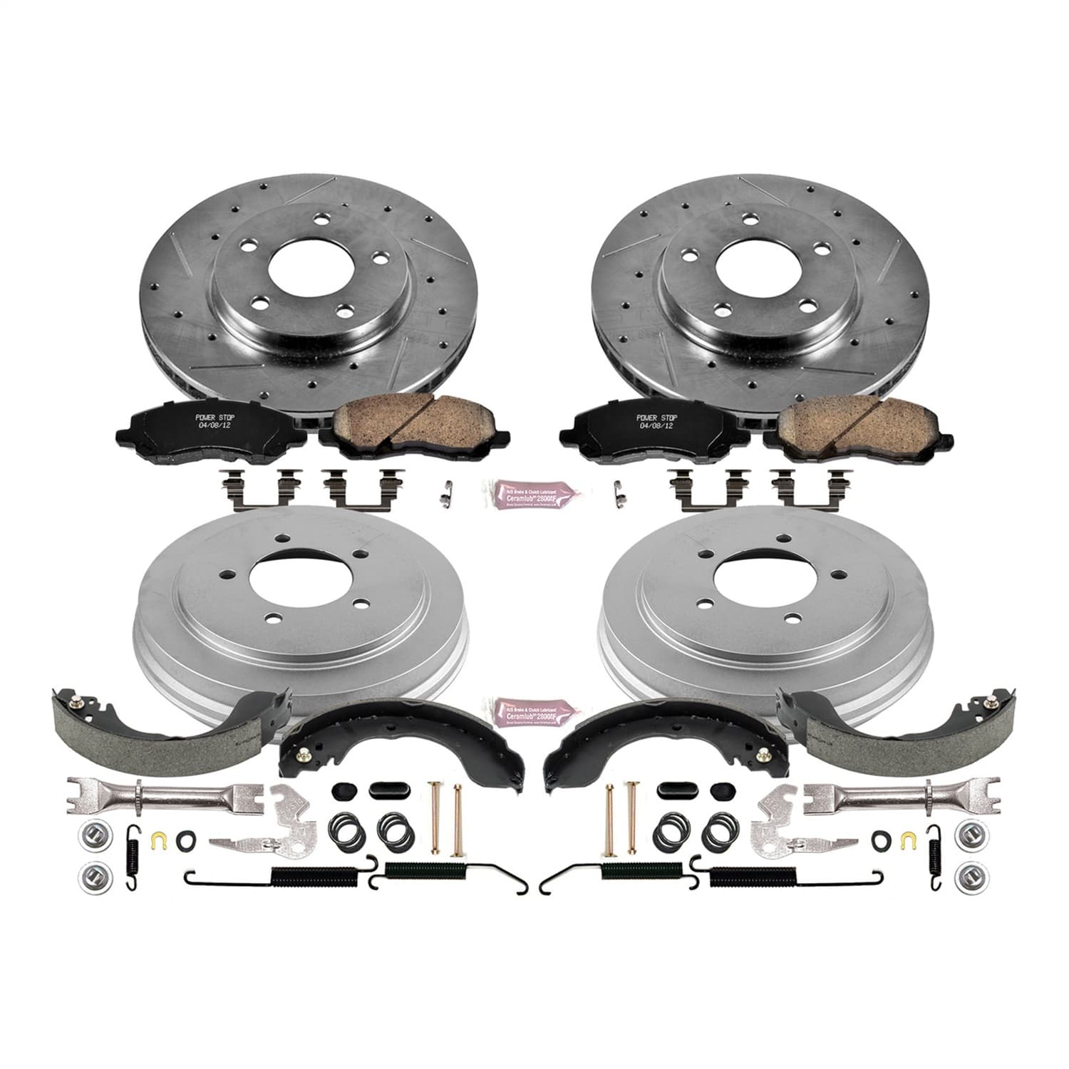 Power Stop - K15251DK - Complete Vehicle Disc/Drum Brake Kit image 1
