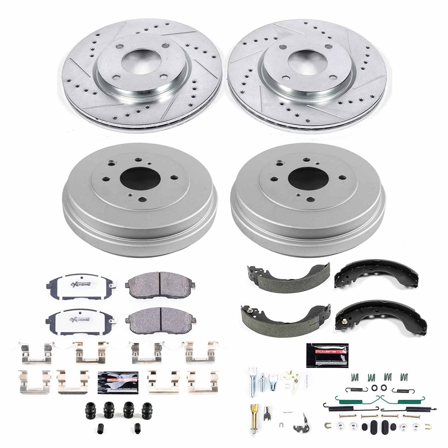 Power Stop - K15252DK-26 - Complete Vehicle Disc/Drum Brake Kit image 1