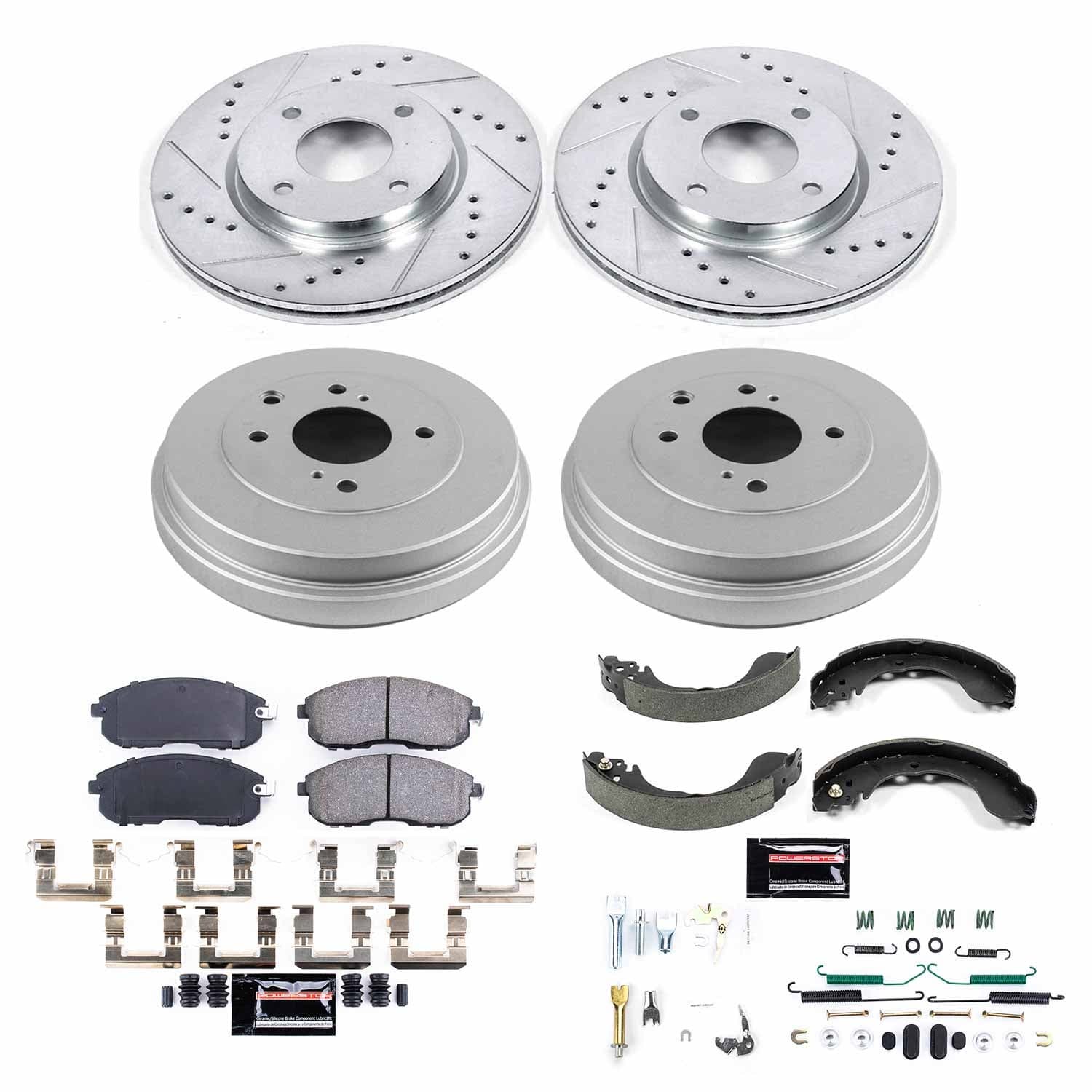 Power Stop - K15252DK - Complete Vehicle Disc/Drum Brake Kit image 1