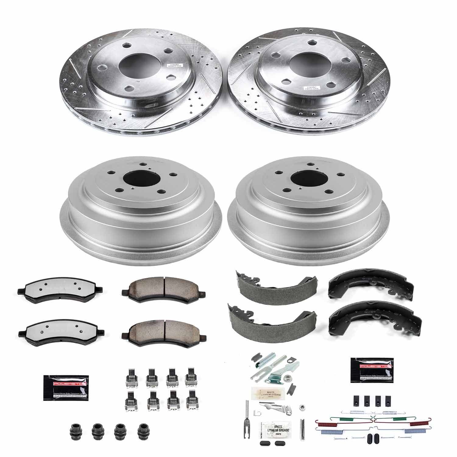 Power Stop - K15254DK-36 - Complete Vehicle Disc/Drum Brake Kit image 1