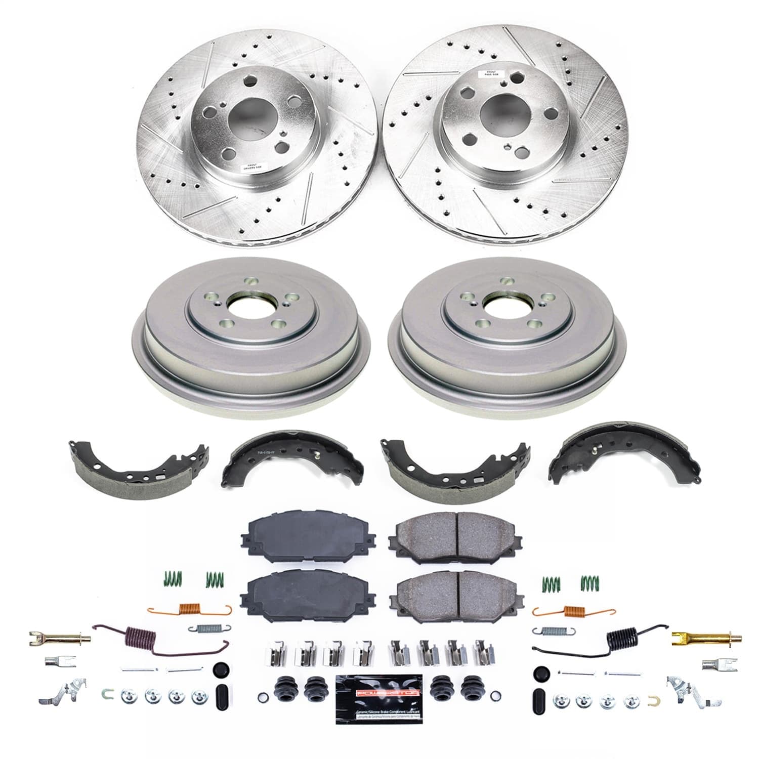 Power Stop - K15259DK - Complete Vehicle Disc/Drum Brake Kit image 1