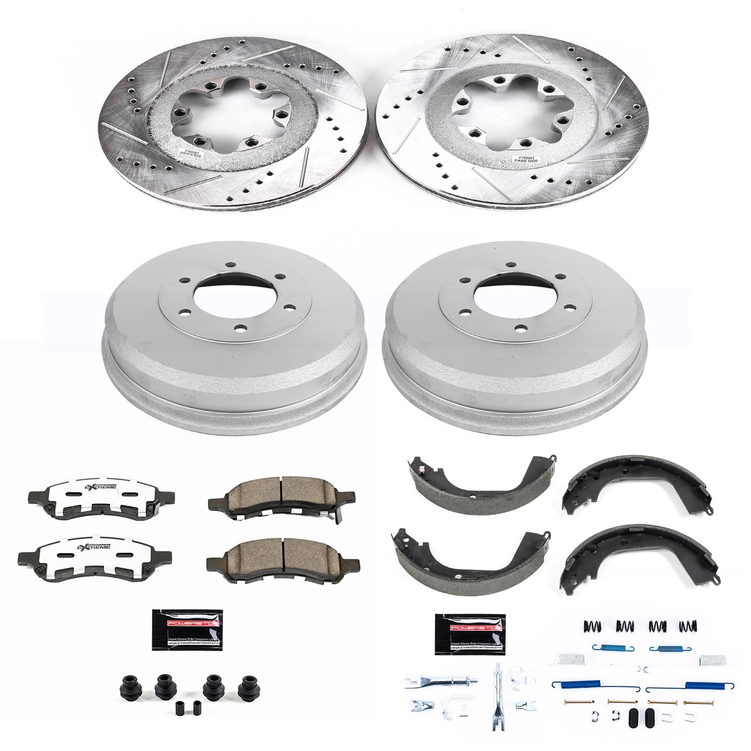 Power Stop - K15262DK-26 - Complete Vehicle Disc/Drum Brake Kit image 1