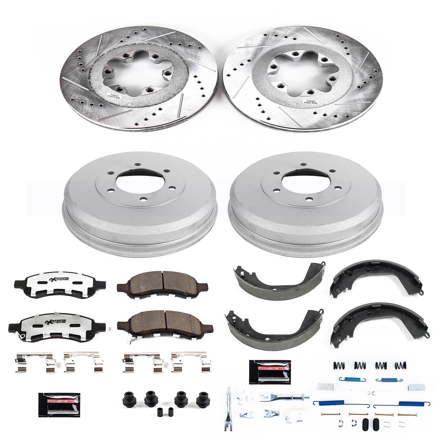 Power Stop - K15262DK-36 - Complete Vehicle Disc/Drum Brake Kit image 1