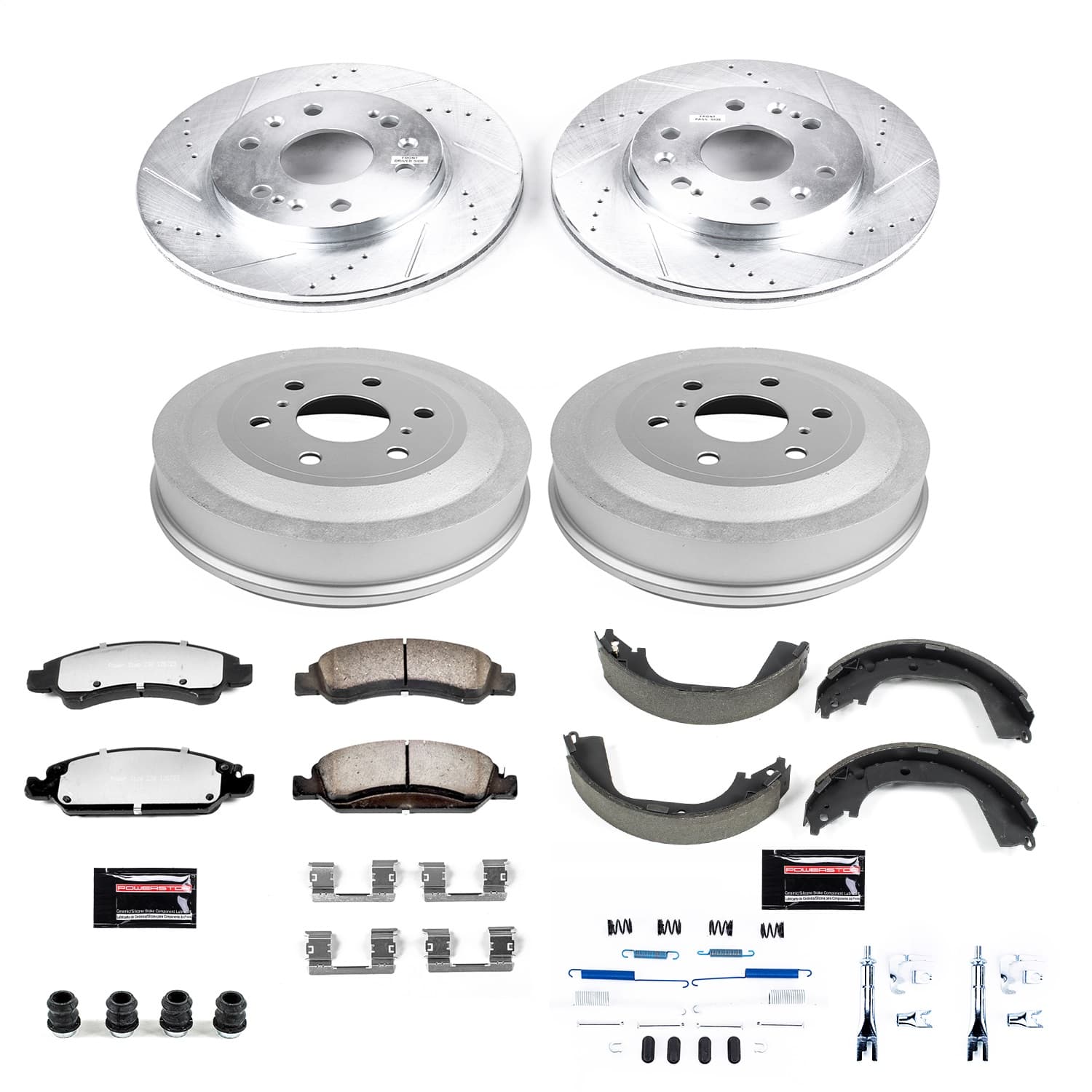 Power Stop - K15263DK-36 - Complete Vehicle Disc/Drum Brake Kit image 1