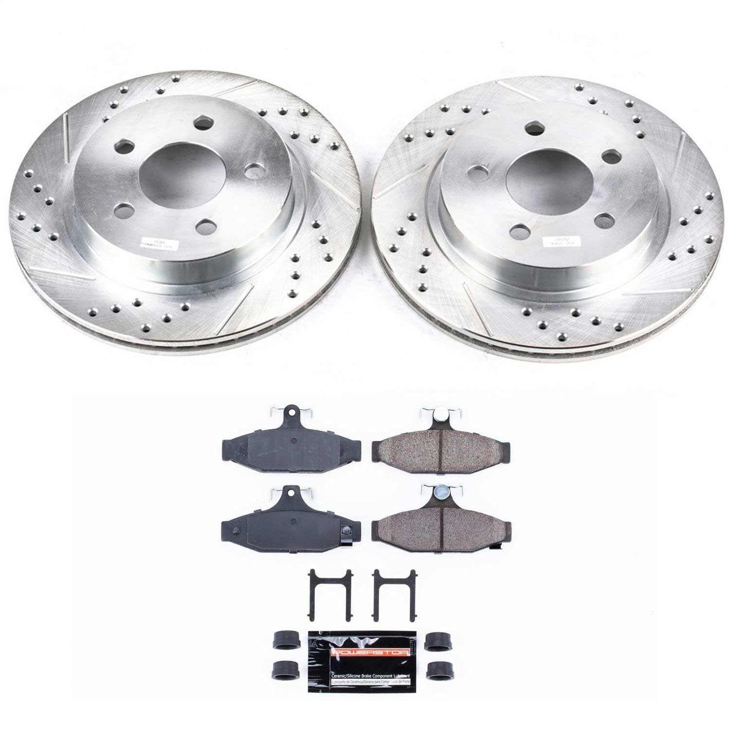 Power Stop - K1531 - Rear - Disc Brake Pad and Rotor Kit image 1