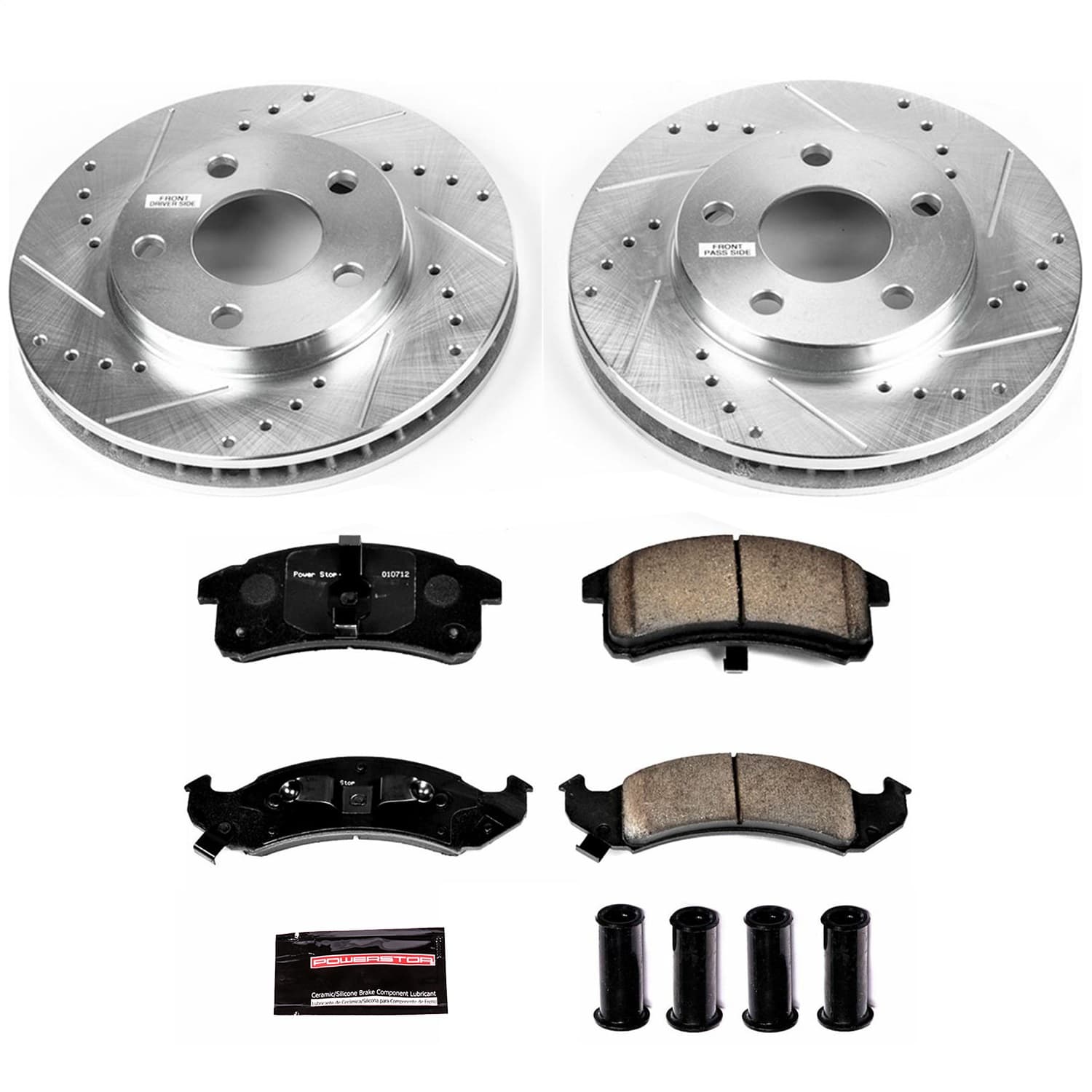 Power Stop - K1534 - Front - Disc Brake Pad and Rotor Kit image 1