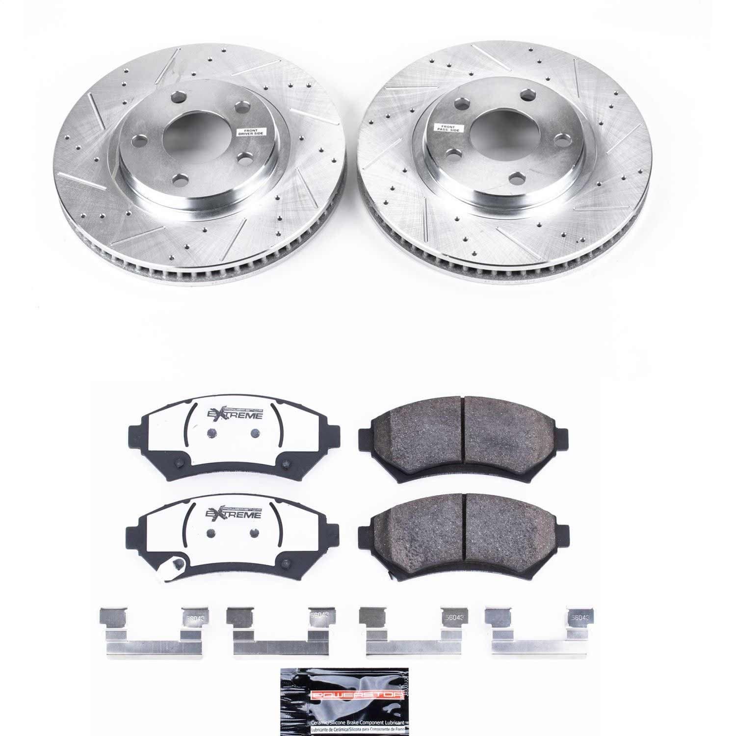 Power Stop - K1542-26 - Front - Disc Brake Pad and Rotor Kit image 1