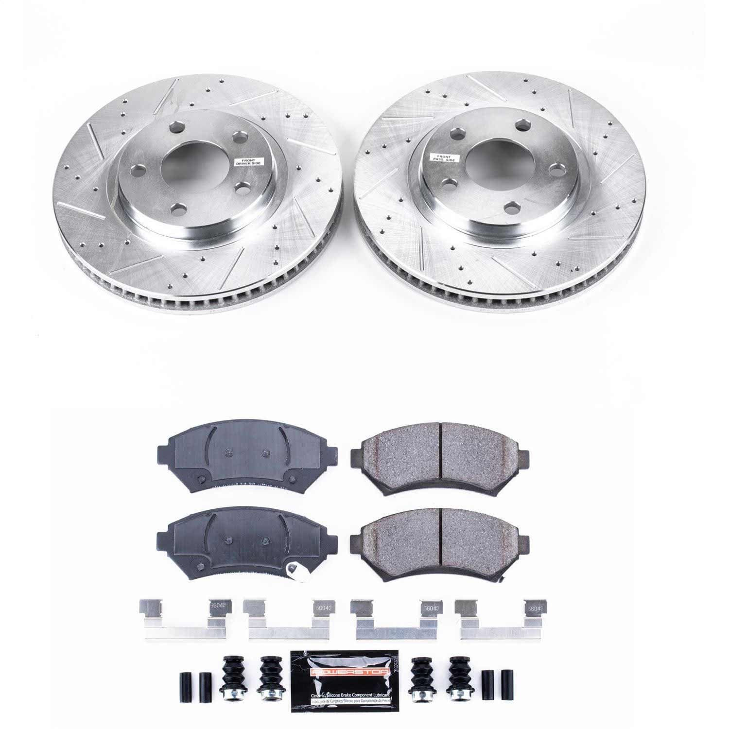 Power Stop - K1542 - Front - Disc Brake Pad and Rotor Kit image 1