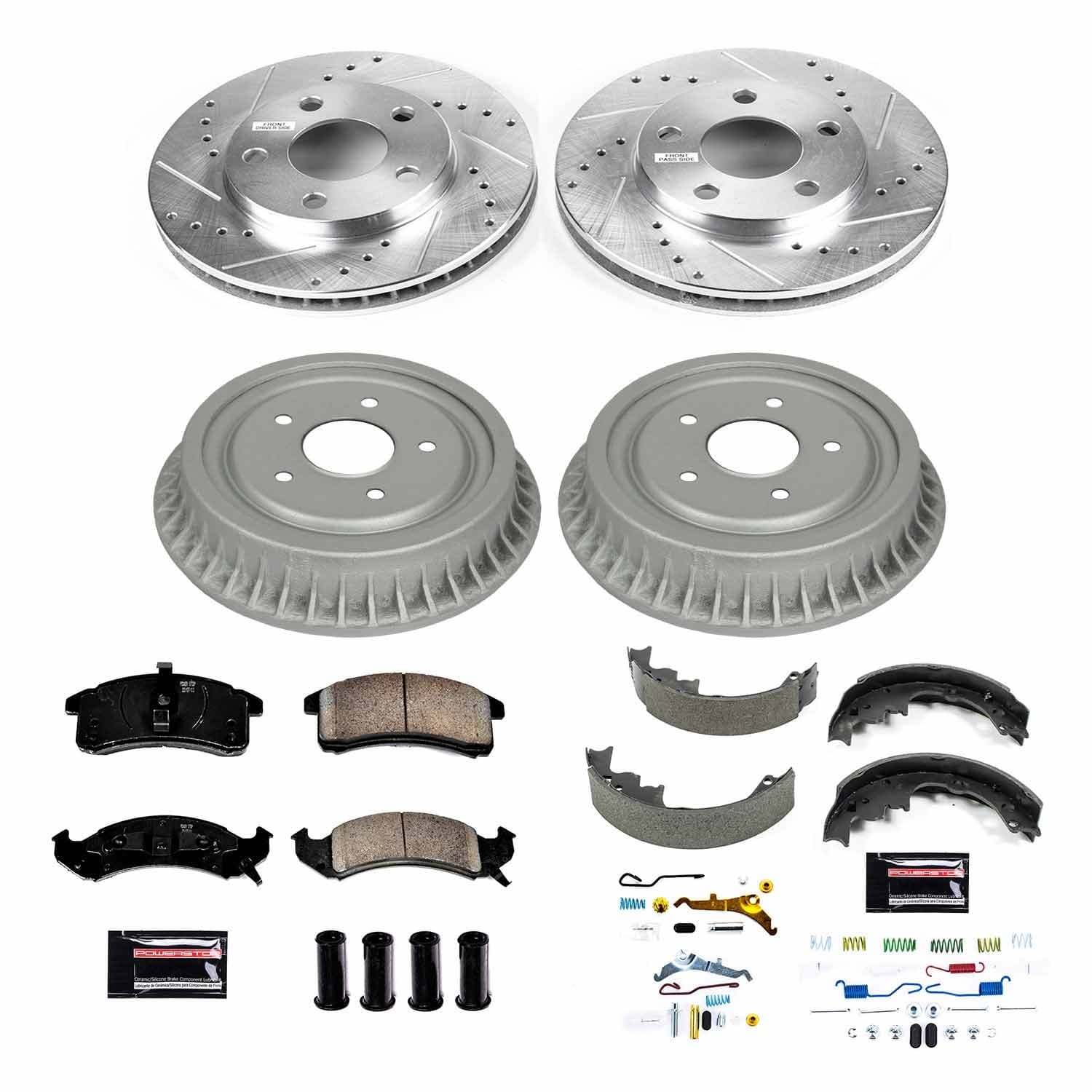 Power Stop - K15440DK - Complete Vehicle Disc/Drum Brake Kit image 1