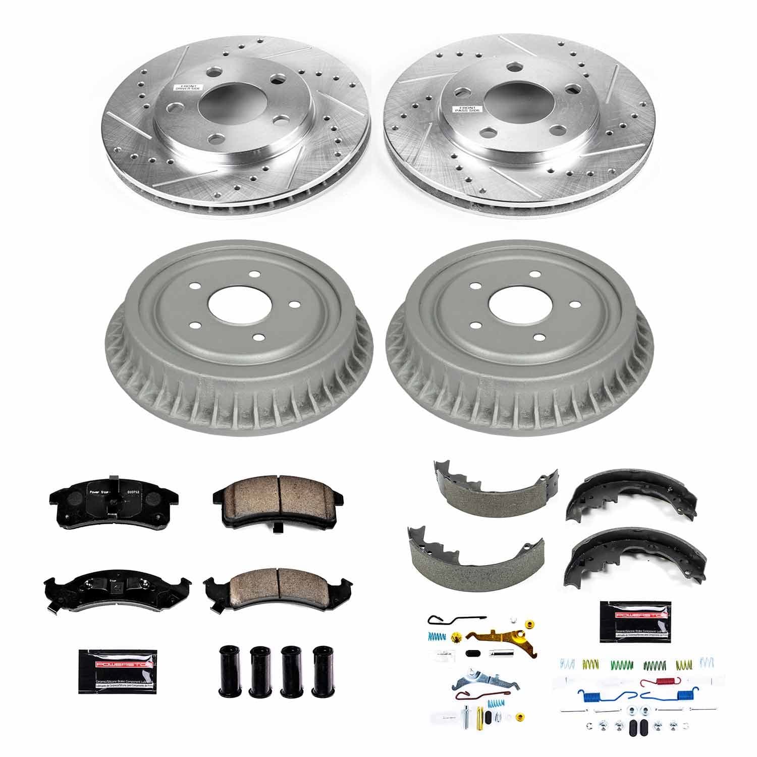 Power Stop - K15441DK - Complete Vehicle Disc/Drum Brake Kit image 1