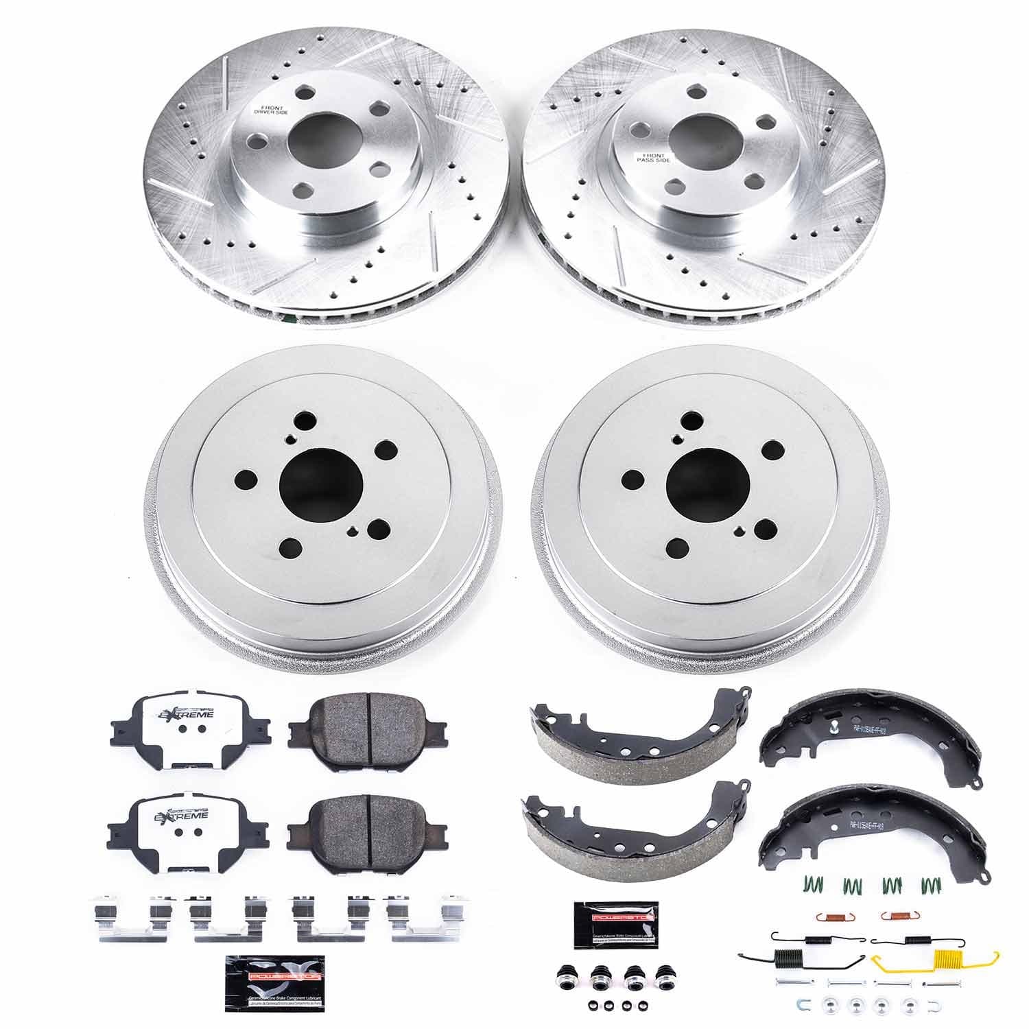 Power Stop - K15464DK-26 - Complete Vehicle Disc/Drum Brake Kit image 1