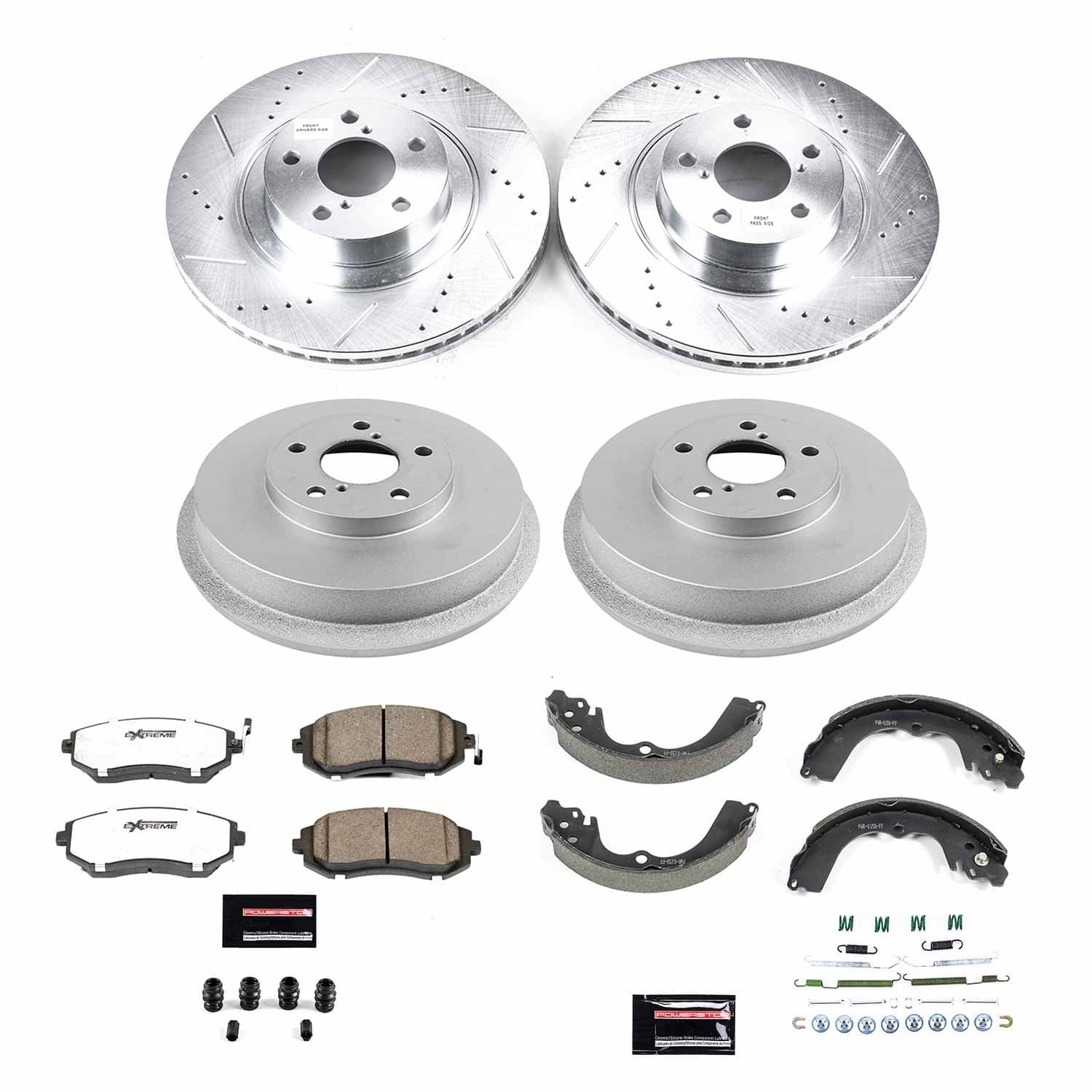 Power Stop - K15467DK-26 - Complete Vehicle Disc/Drum Brake Kit image 1