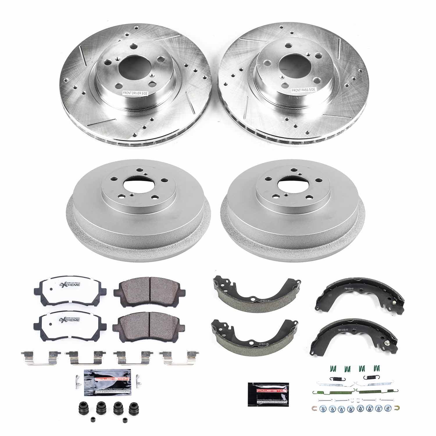 Power Stop - K15468DK-26 - Complete Vehicle Disc/Drum Brake Kit image 1