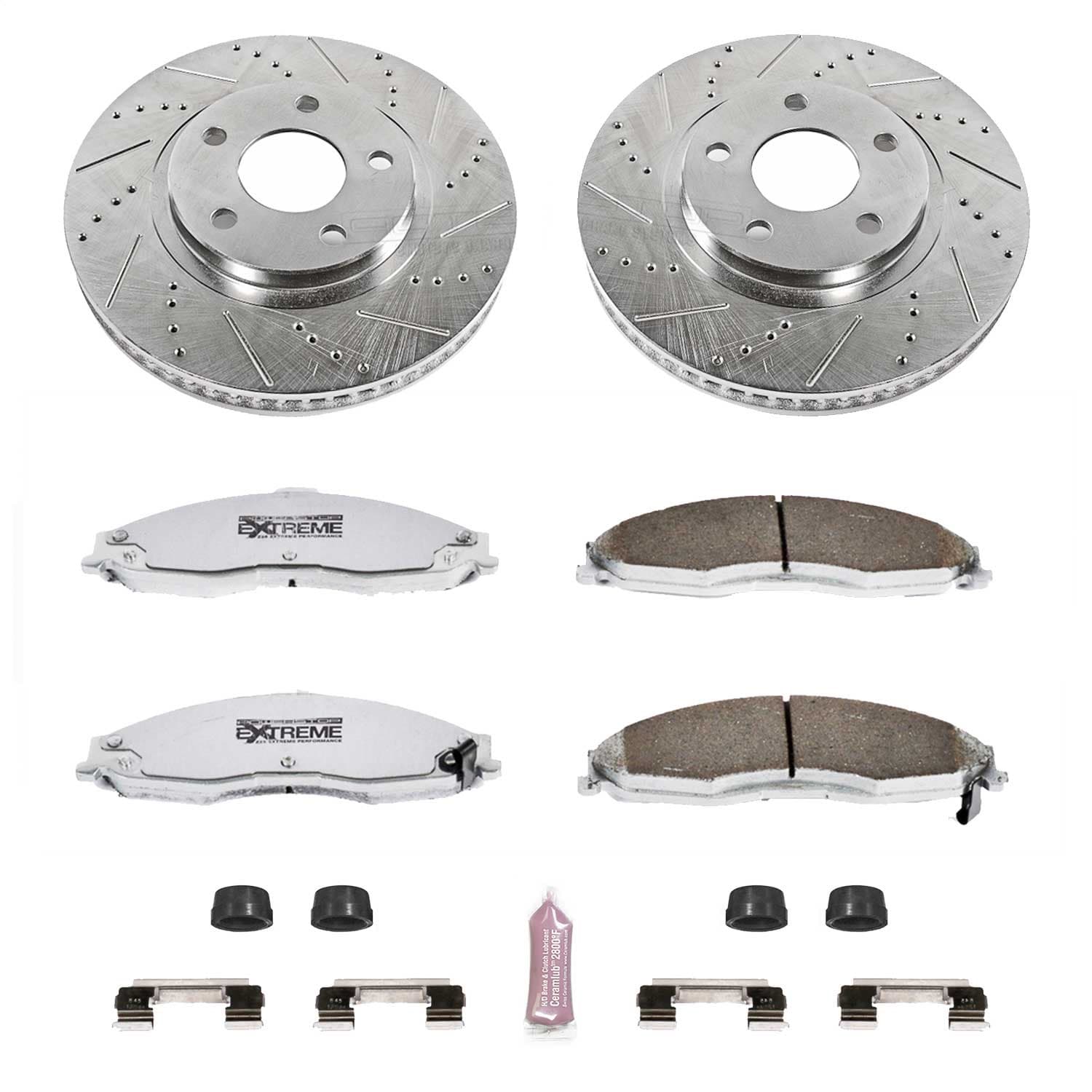 Power Stop - K1547-26 - Front - Disc Brake Pad and Rotor Kit image 1