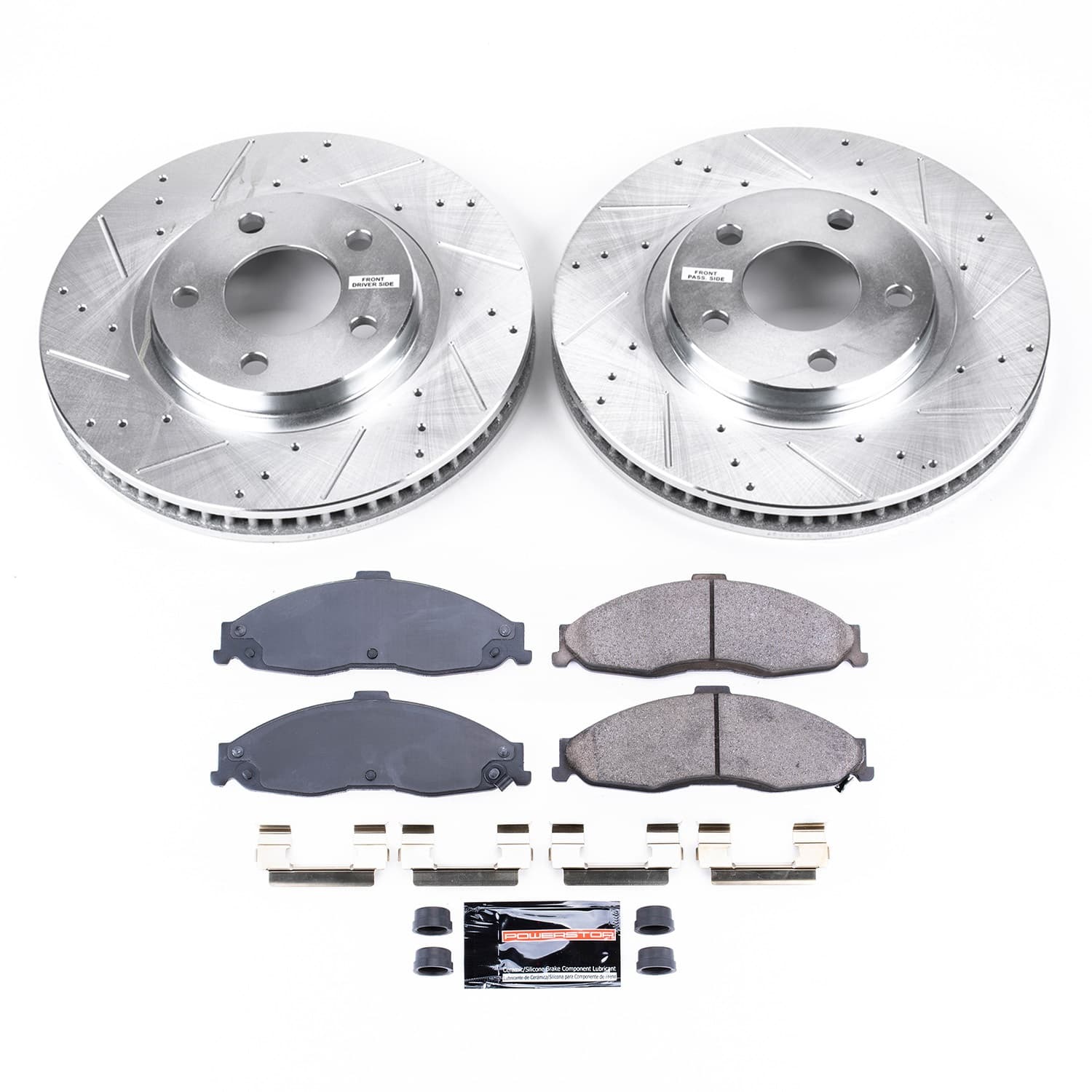 Power Stop - K1547 - Front - Disc Brake Pad and Rotor Kit image 1