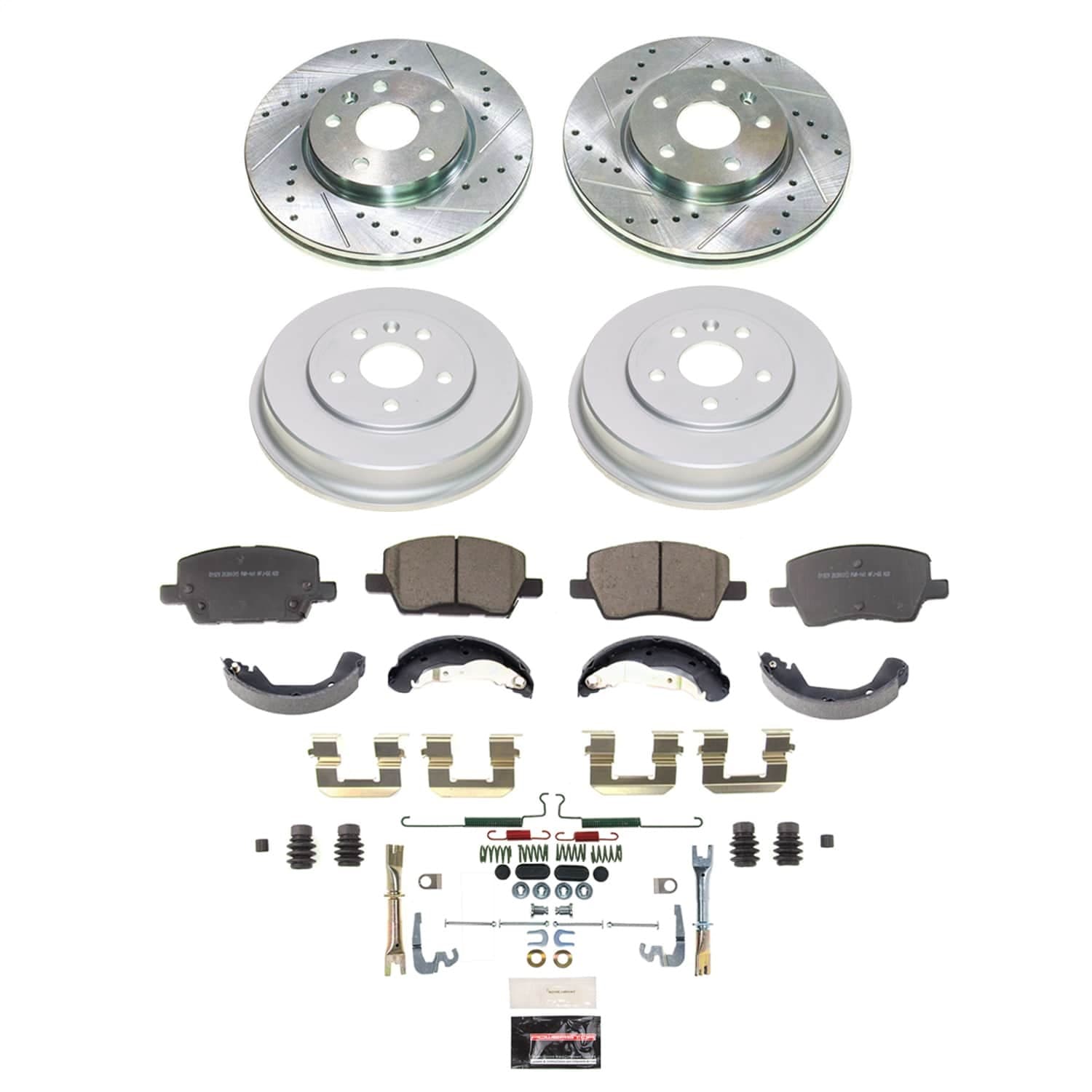 Power Stop - K15487DK - Complete Vehicle Disc/Drum Brake Kit image 1