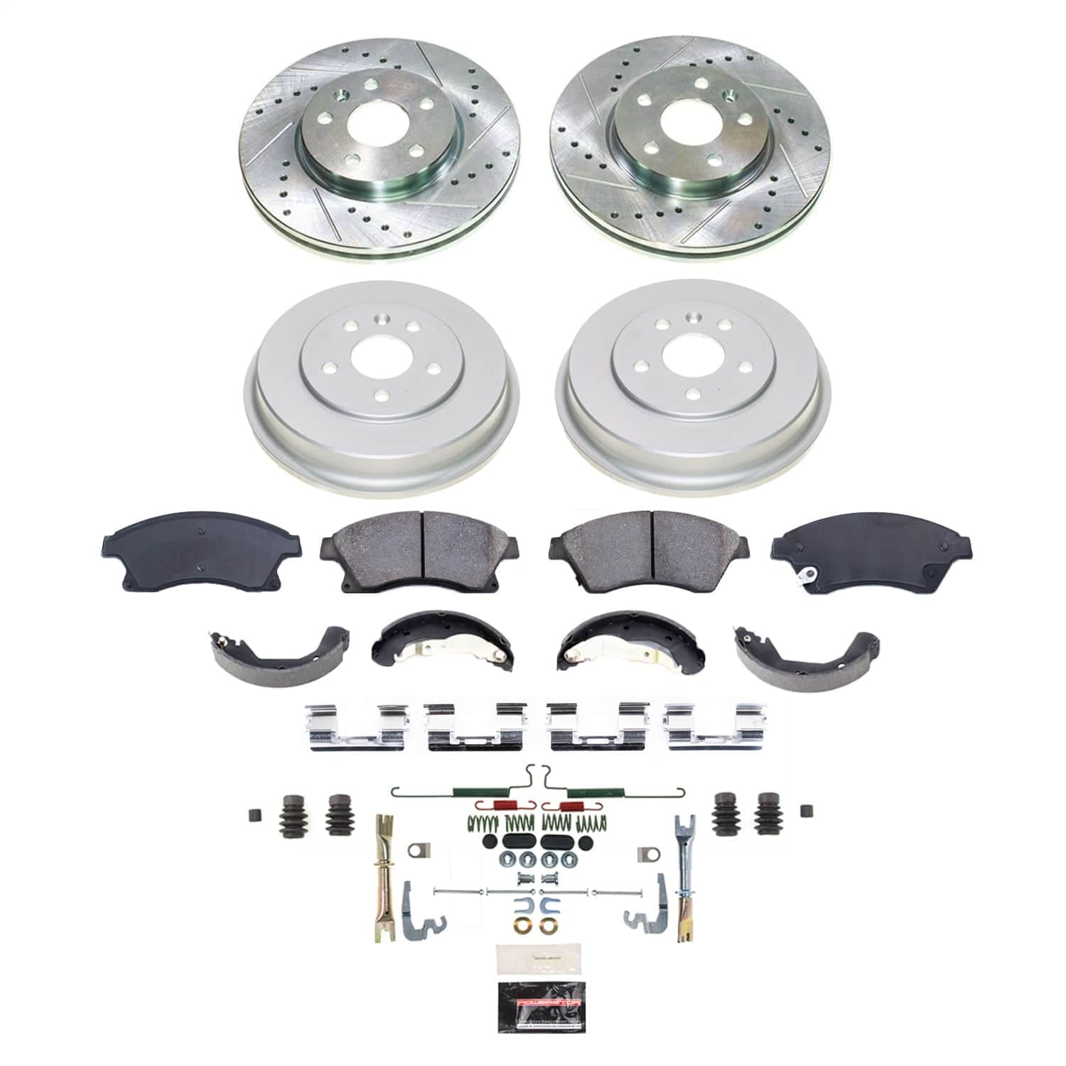 Power Stop - K15488DK - Complete Vehicle Disc/Drum Brake Kit image 1