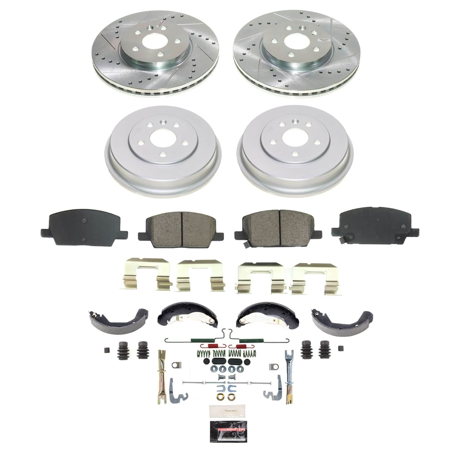 Power Stop - K15489DK - Complete Vehicle Disc/Drum Brake Kit image 1