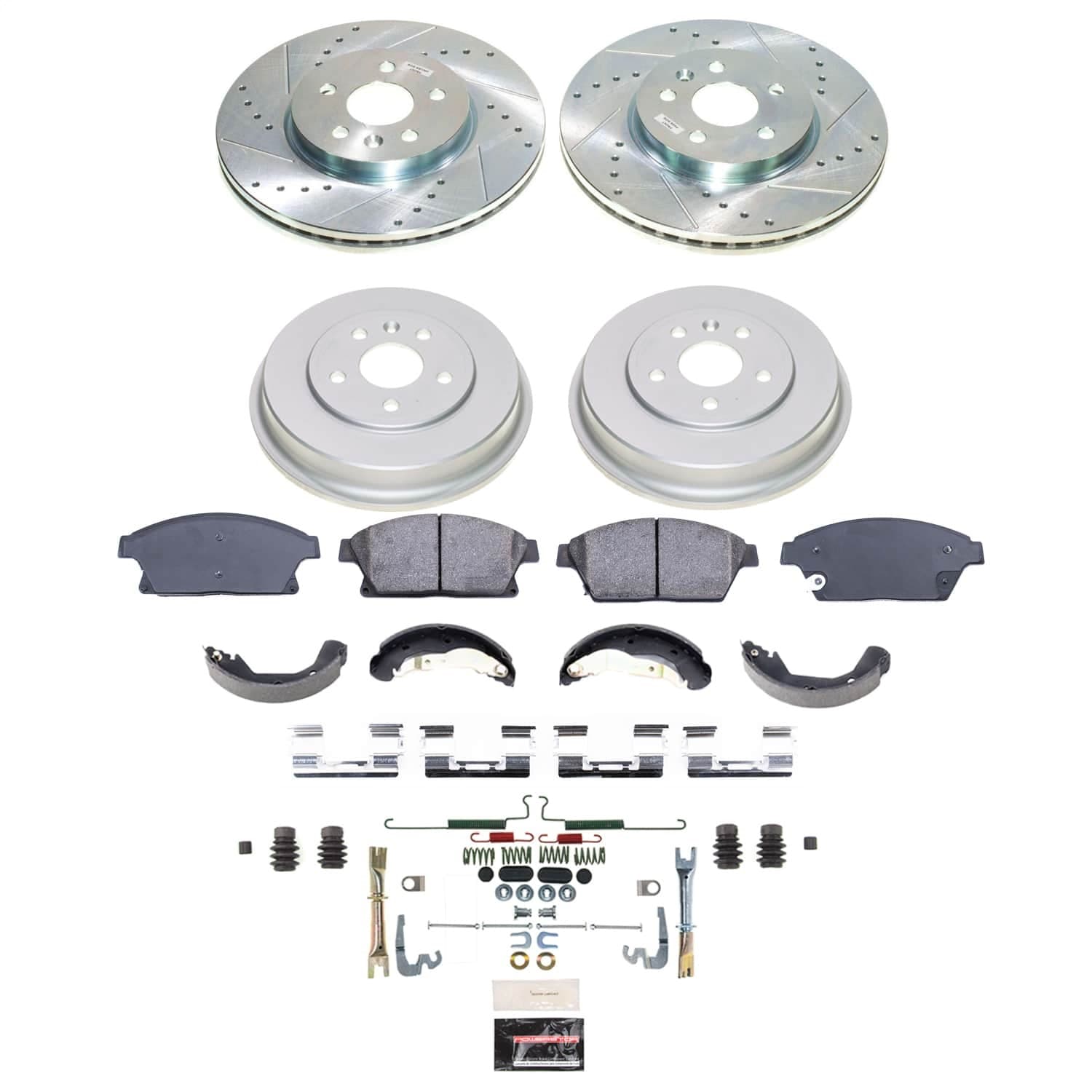 Power Stop - K15490DK - Complete Vehicle Disc/Drum Brake Kit image 1