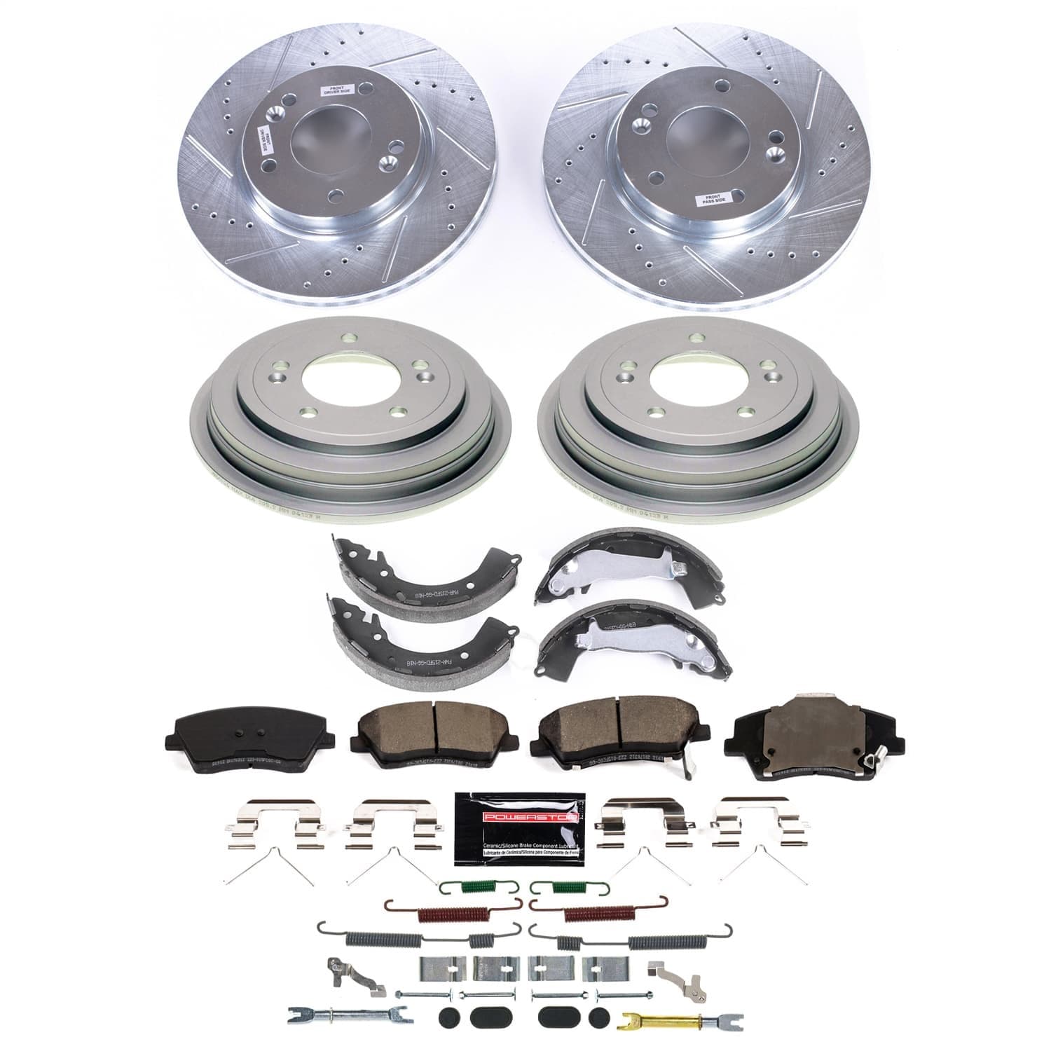 Power Stop - K15499DK - Complete Vehicle Disc/Drum Brake Kit image 1