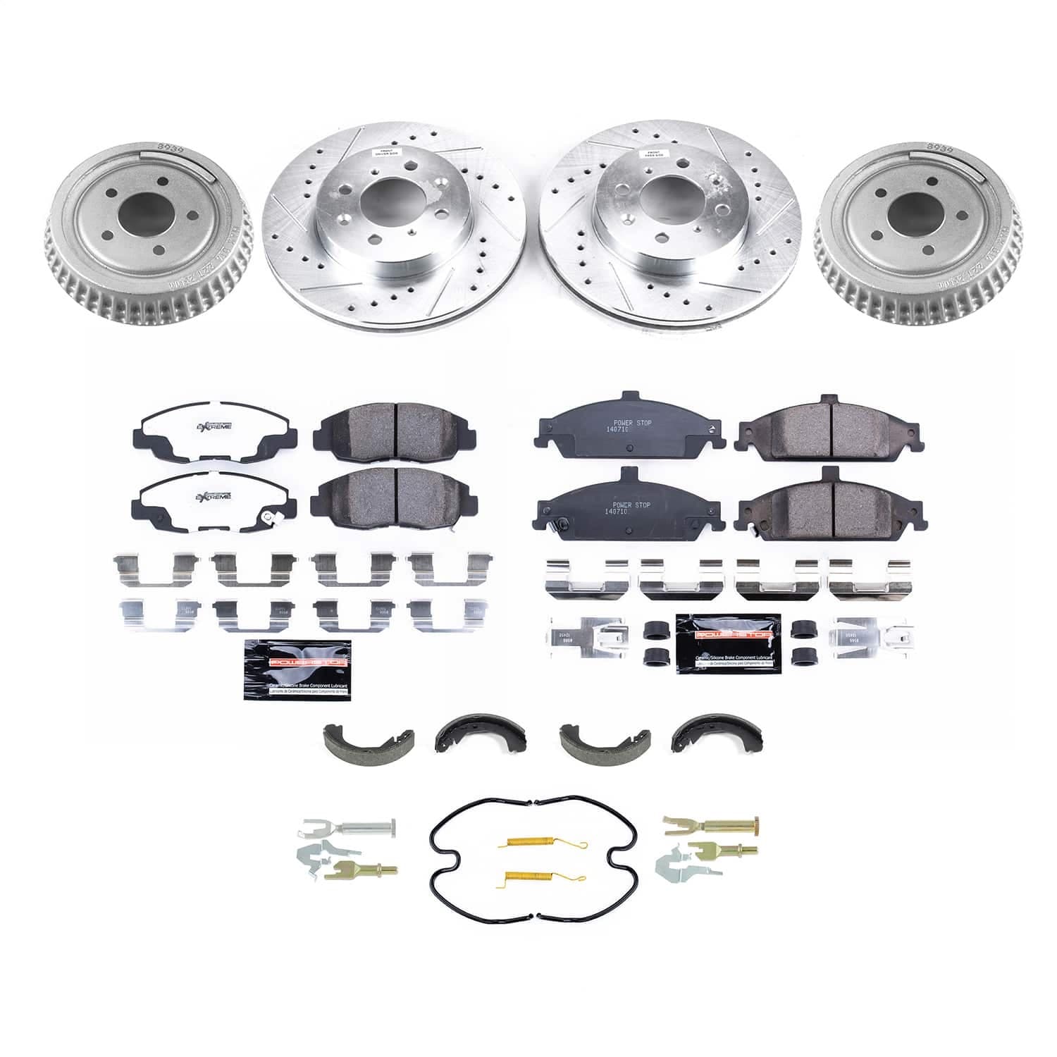 Power Stop - K15507DK - Complete Vehicle Disc/Drum Brake Kit image 1