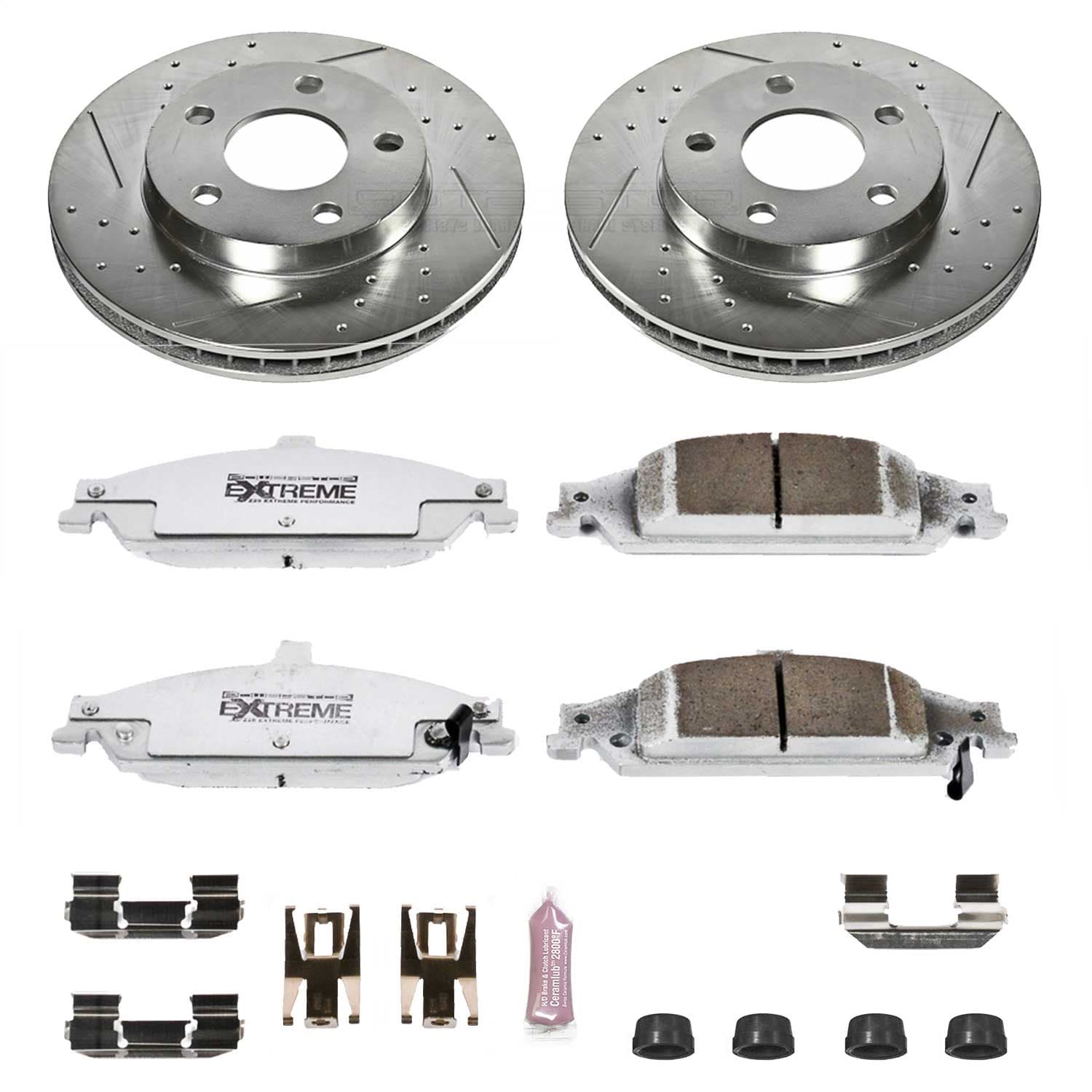 Power Stop - K1551-26 - Front - Disc Brake Pad and Rotor Kit image 1