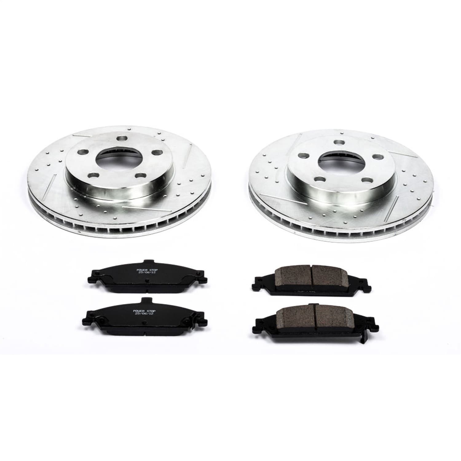 Power Stop - K1551 - Front - Disc Brake Pad and Rotor Kit image 1