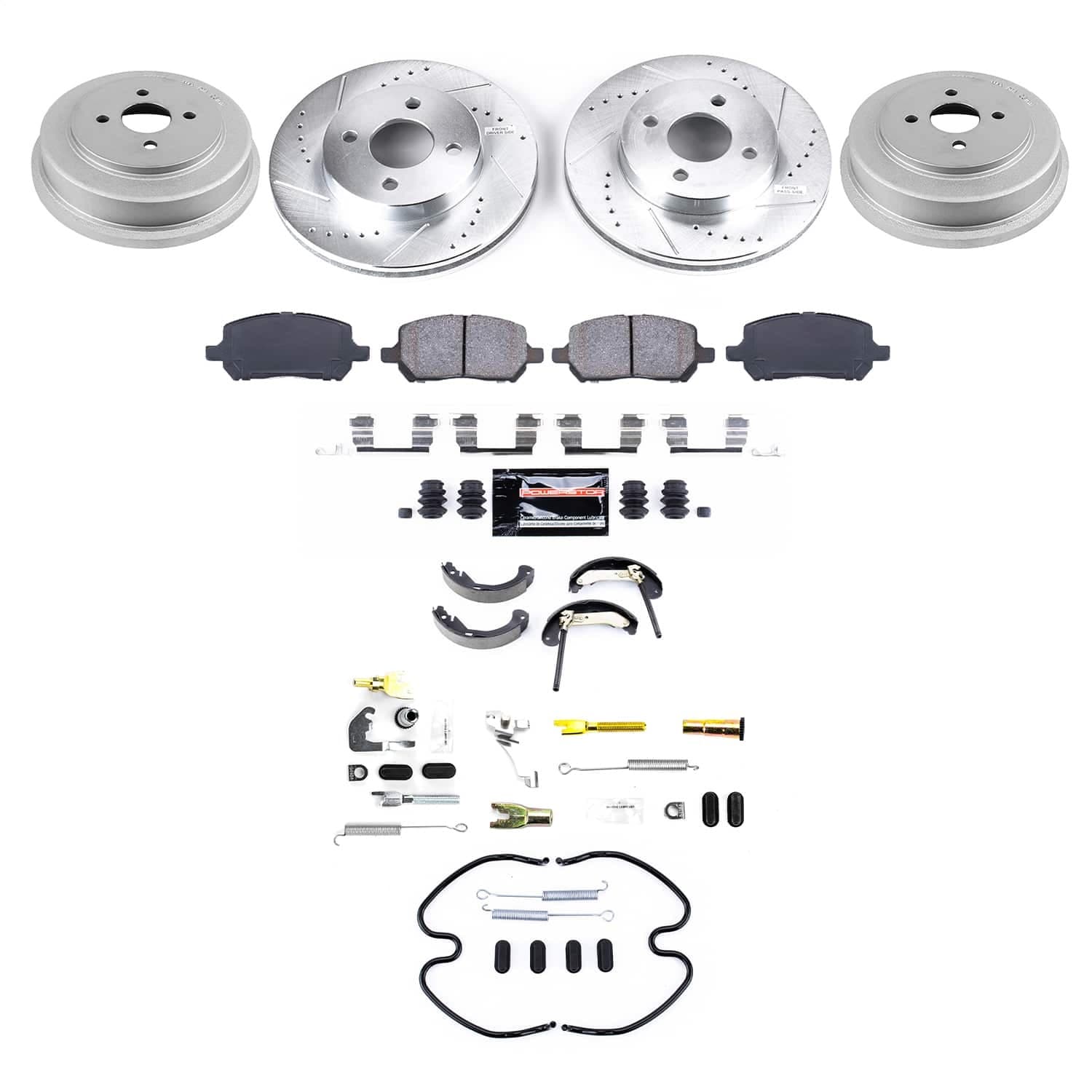 Power Stop - K15520DK - Complete Vehicle Disc/Drum Brake Kit image 1