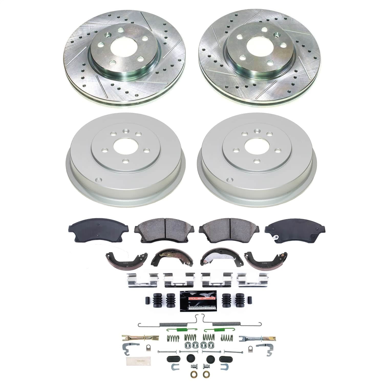 Power Stop - K15522DK - Complete Vehicle Disc/Drum Brake Kit image 1