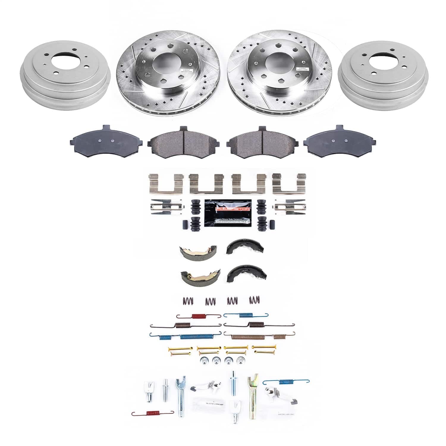 Power Stop - K15527DK - Complete Vehicle Disc/Drum Brake Kit image 1