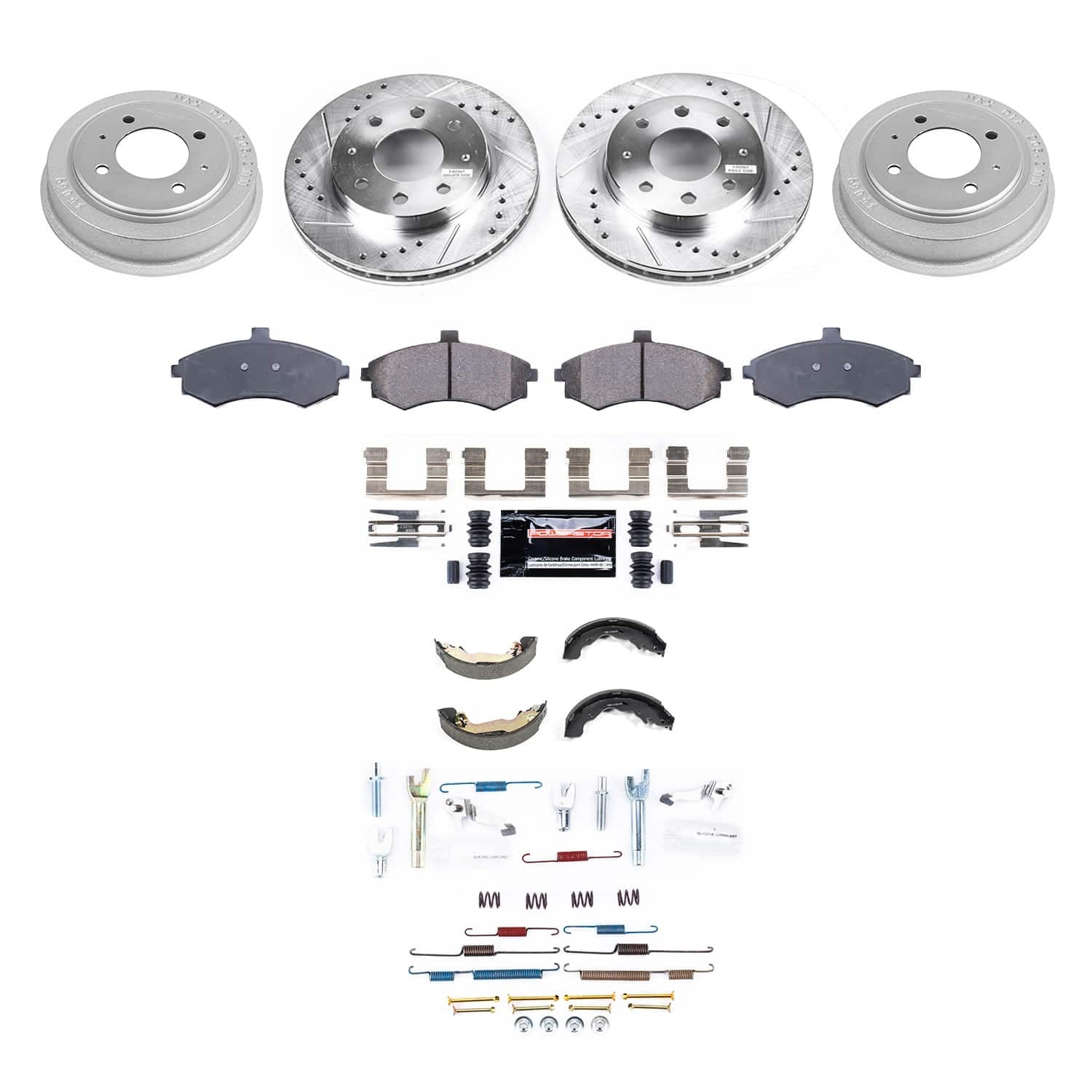 Power Stop - K15528DK - Complete Vehicle Disc/Drum Brake Kit image 1