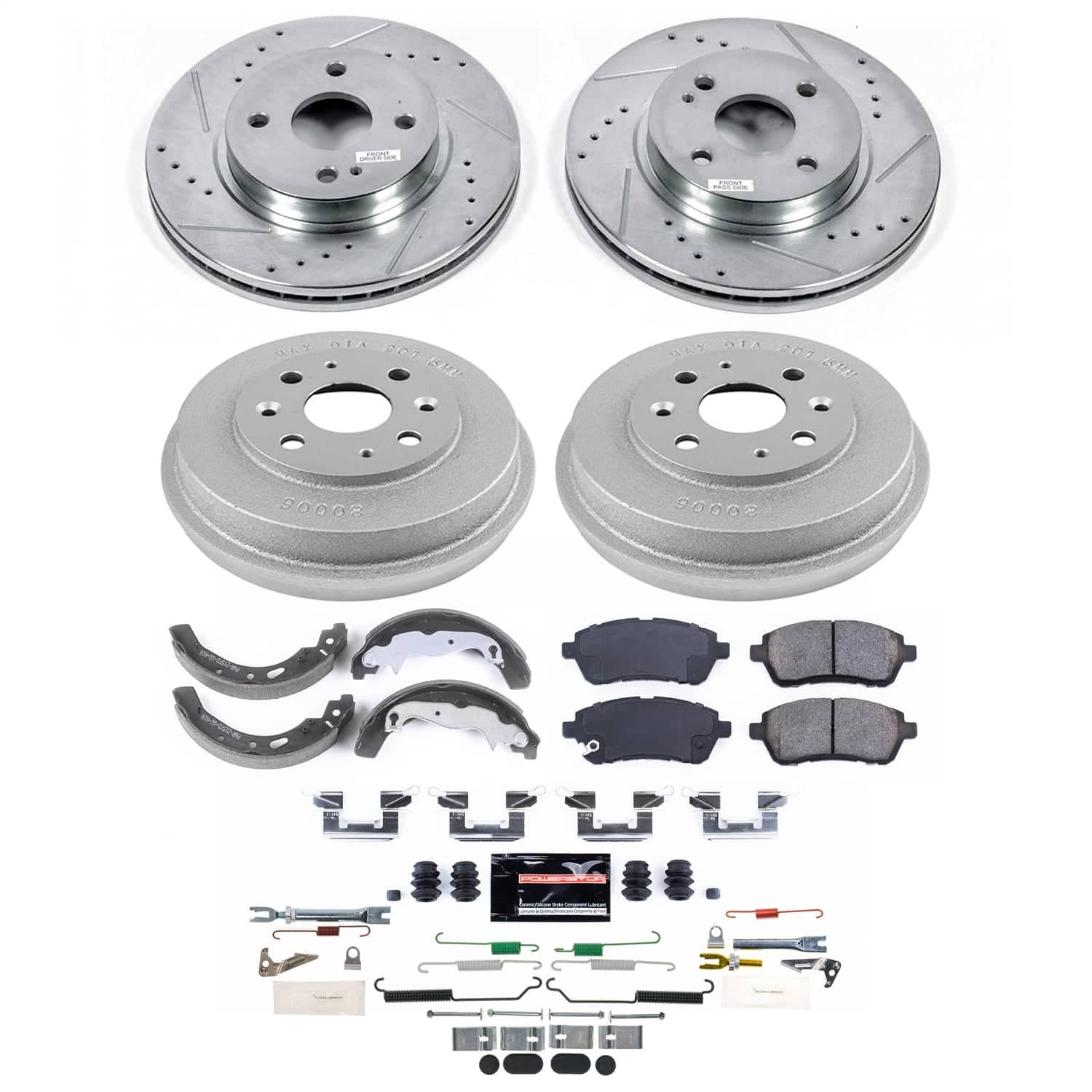 Power Stop - K15529DK - Complete Vehicle Disc/Drum Brake Kit image 1