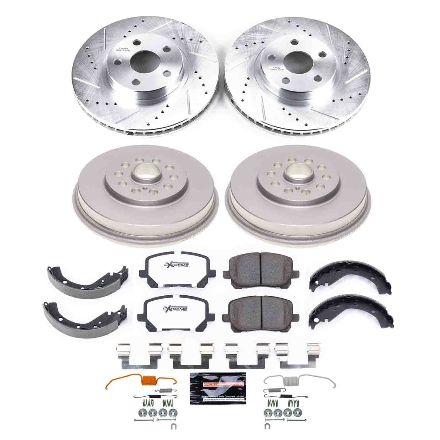 Power Stop - K15536DK - Complete Vehicle Disc/Drum Brake Kit image 1
