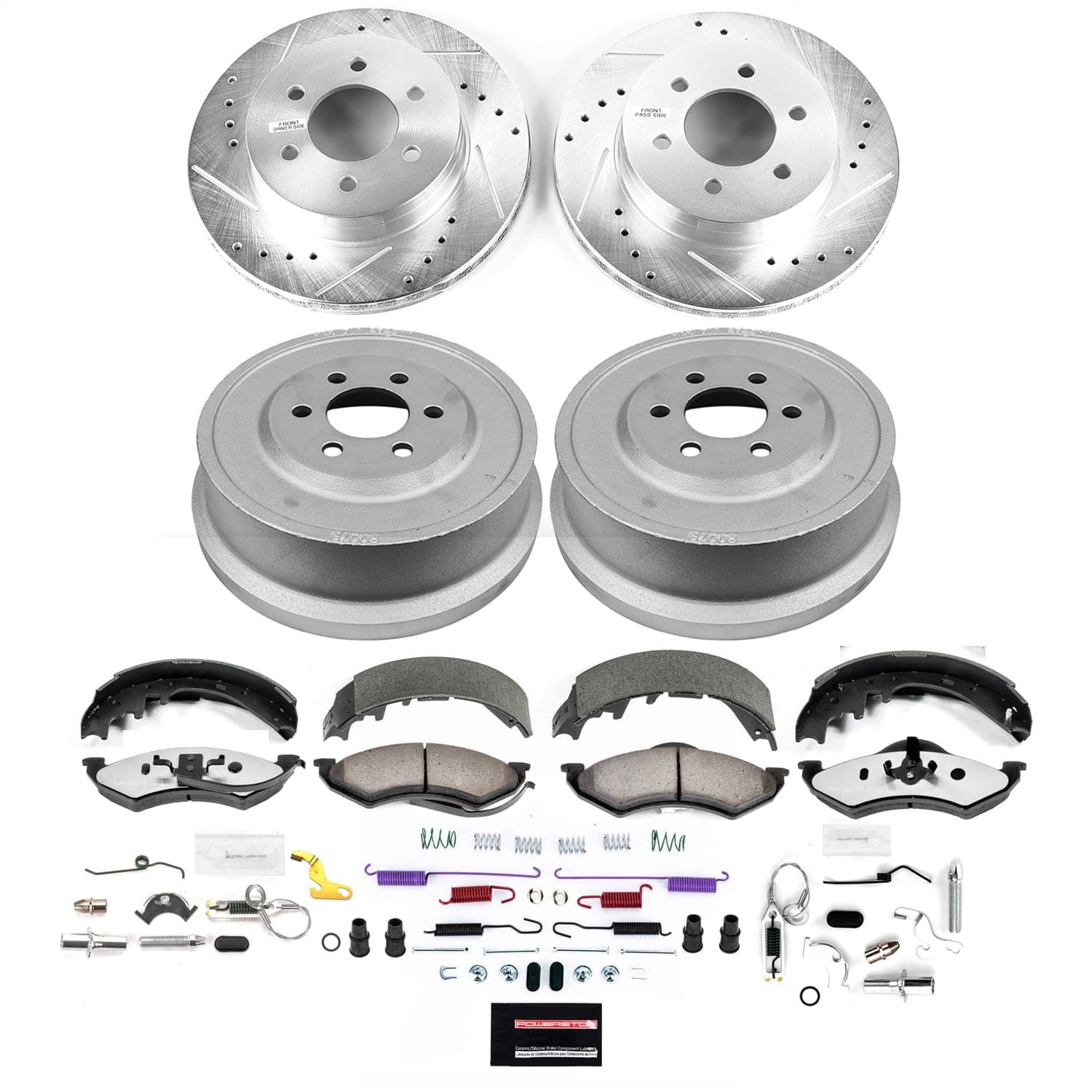 Power Stop - K15540DK-36 - Complete Vehicle Disc/Drum Brake Kit image 1