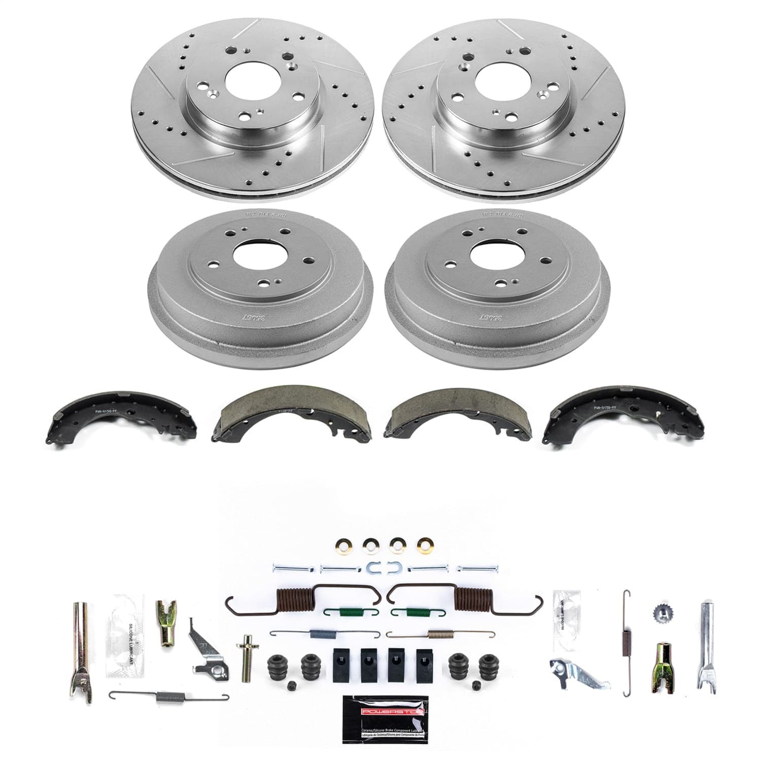 Power Stop - K15541DK-26 - Complete Vehicle Disc/Drum Brake Kit image 1