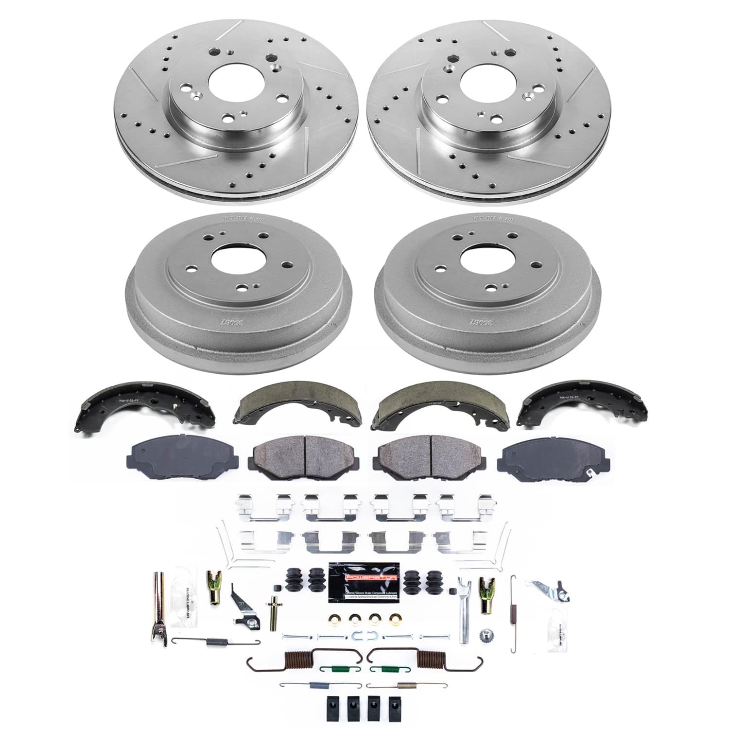 Power Stop - K15541DK - Complete Vehicle Disc/Drum Brake Kit image 1