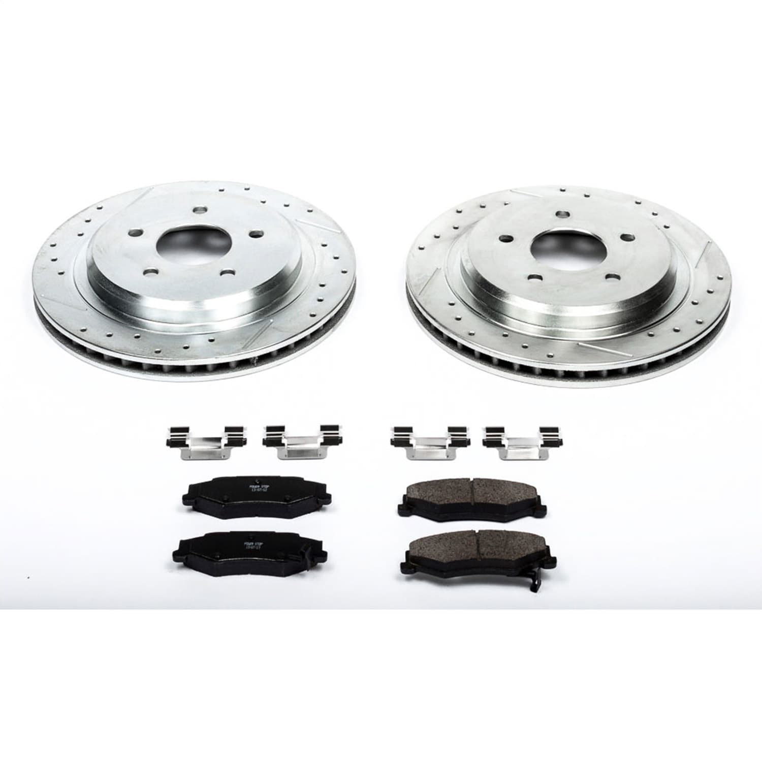 Power Stop - K1563 - Rear - Disc Brake Pad and Rotor Kit image 1