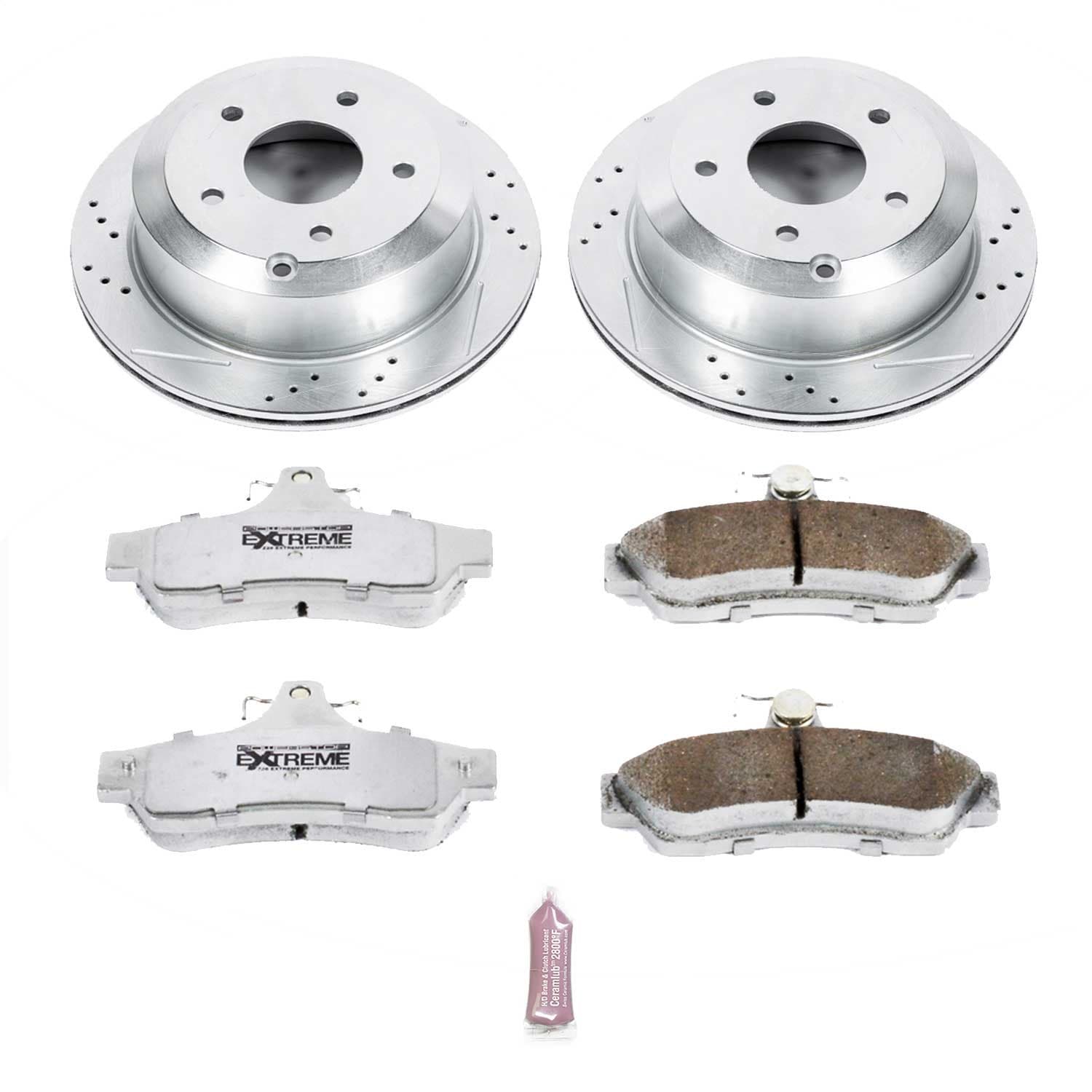 Power Stop - K1601-26 - Rear - Disc Brake Pad and Rotor Kit image 1