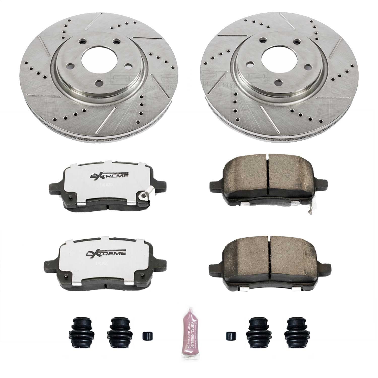 Power Stop - K1610-26 - Front - Disc Brake Pad and Rotor Kit image 1