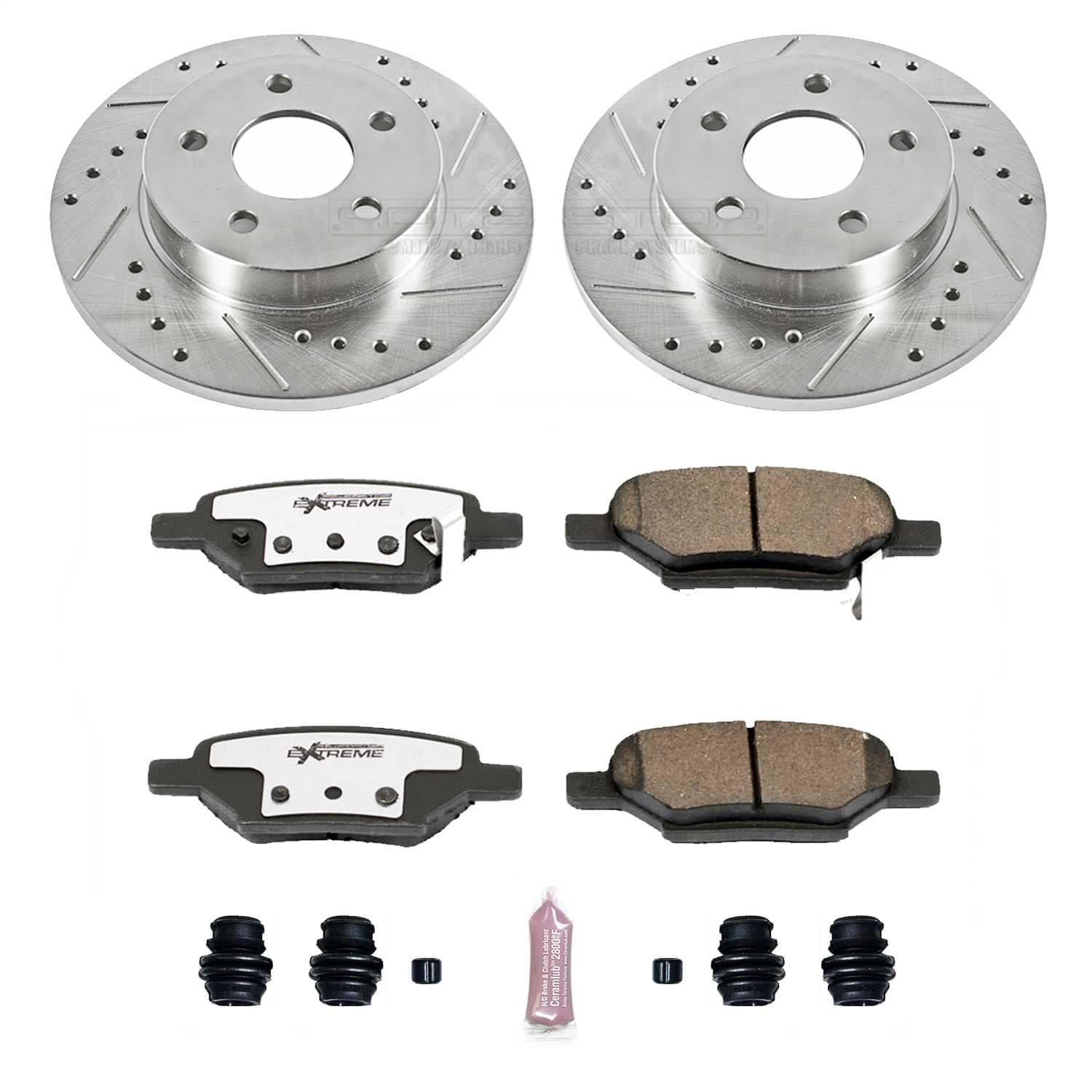 Power Stop - K1617-26 - Front - Disc Brake Pad and Rotor Kit image 1