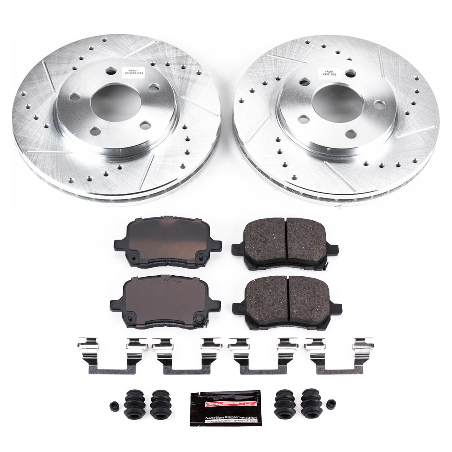 Power Stop - K1617 - Front - Disc Brake Pad and Rotor Kit image 1