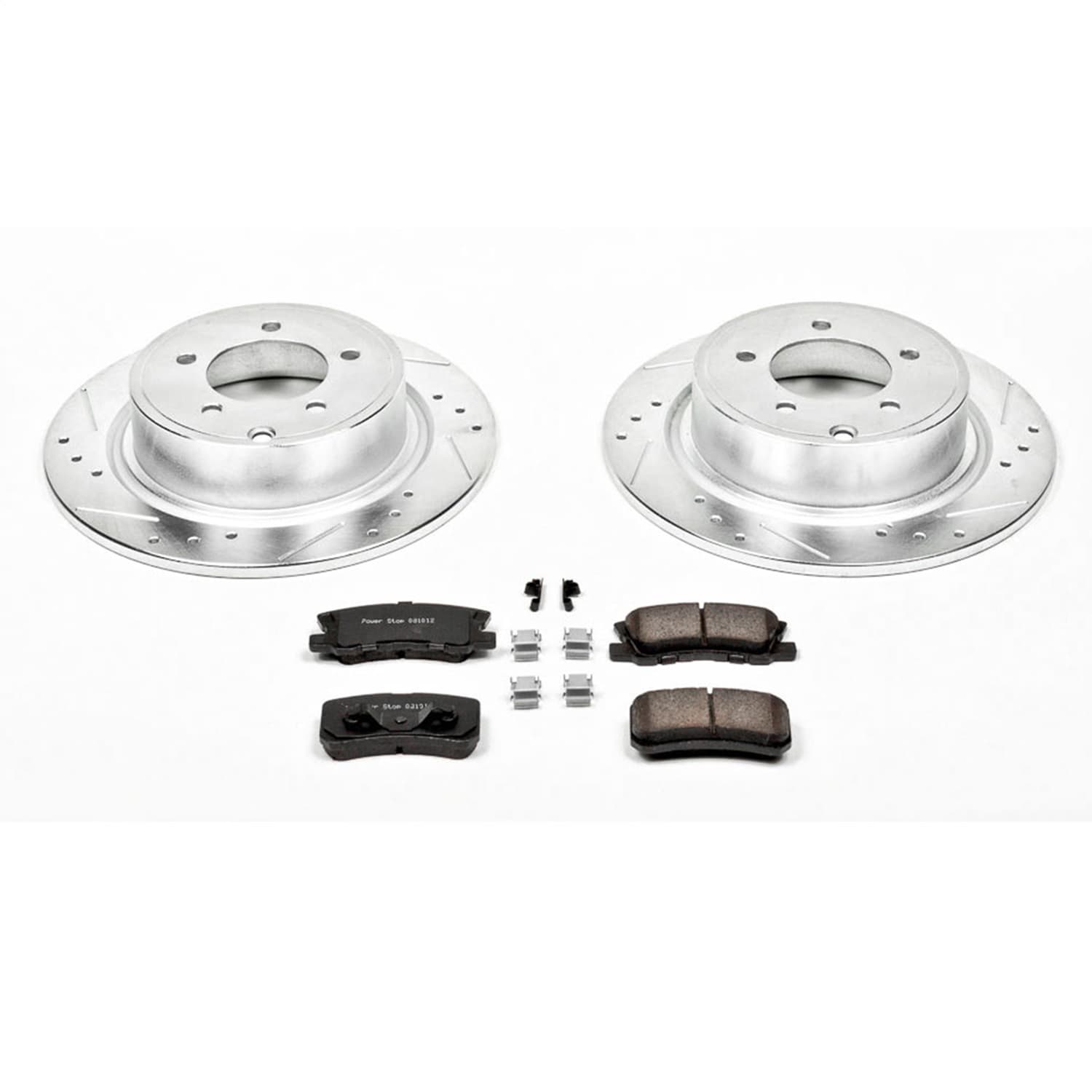 Power Stop - K1630 - Rear - Disc Brake Pad and Rotor Kit image 1